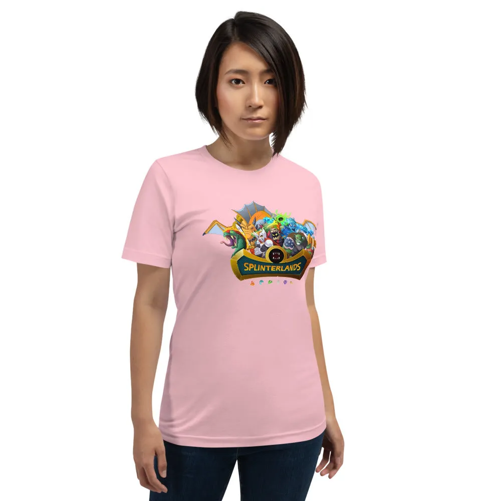 Splinterlands Logo (  Characters) Short-Sleeve Unisex T-Shirt