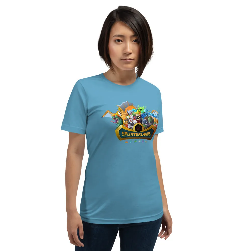 Splinterlands Logo (  Characters) Short-Sleeve Unisex T-Shirt