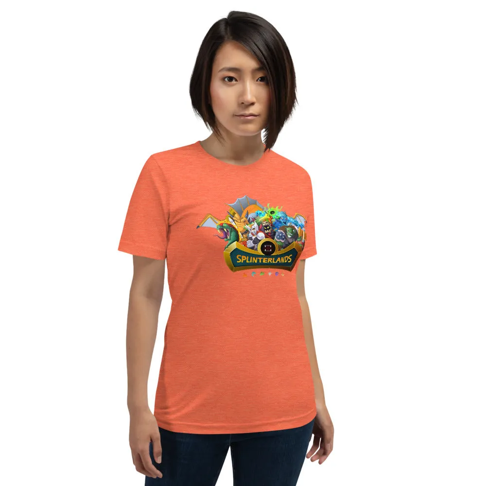 Splinterlands Logo (  Characters) Short-Sleeve Unisex T-Shirt