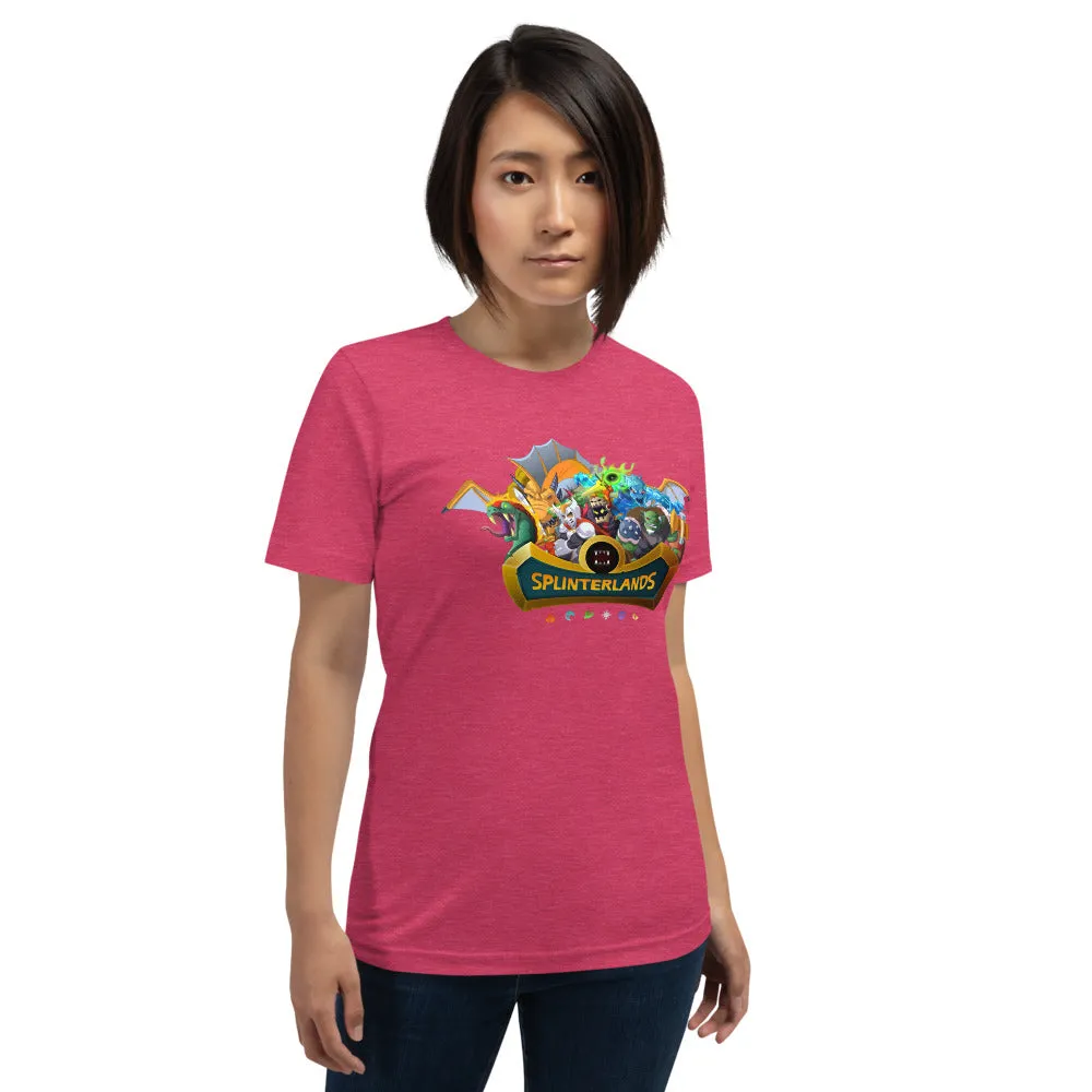 Splinterlands Logo (  Characters) Short-Sleeve Unisex T-Shirt