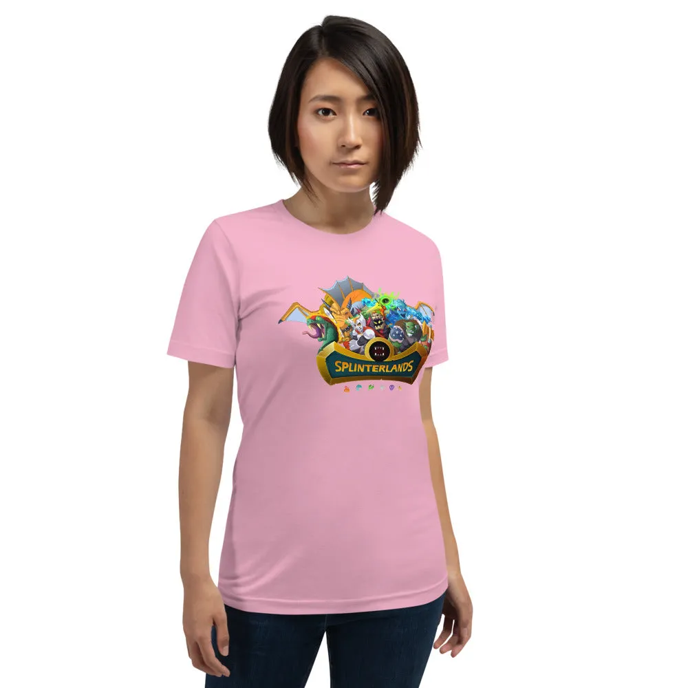 Splinterlands Logo (  Characters) Short-Sleeve Unisex T-Shirt