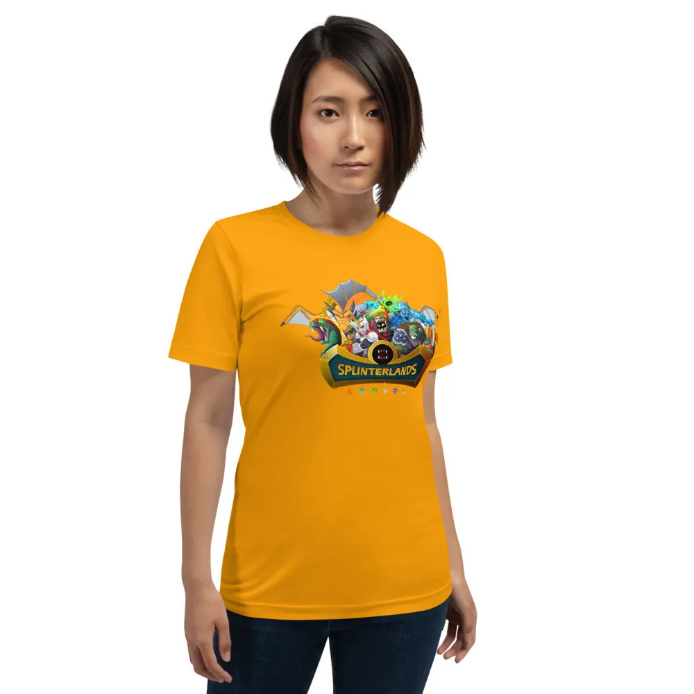 Splinterlands Logo (  Characters) Short-Sleeve Unisex T-Shirt