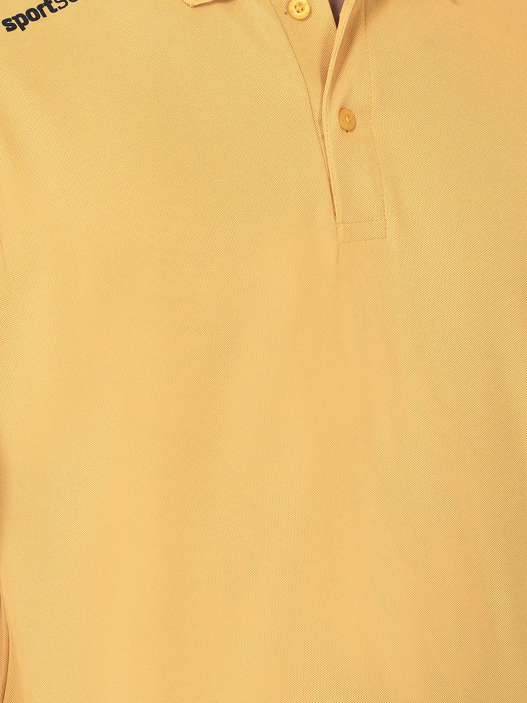 Sport Sun Max Polo Plus Mustard T-shirt for Men