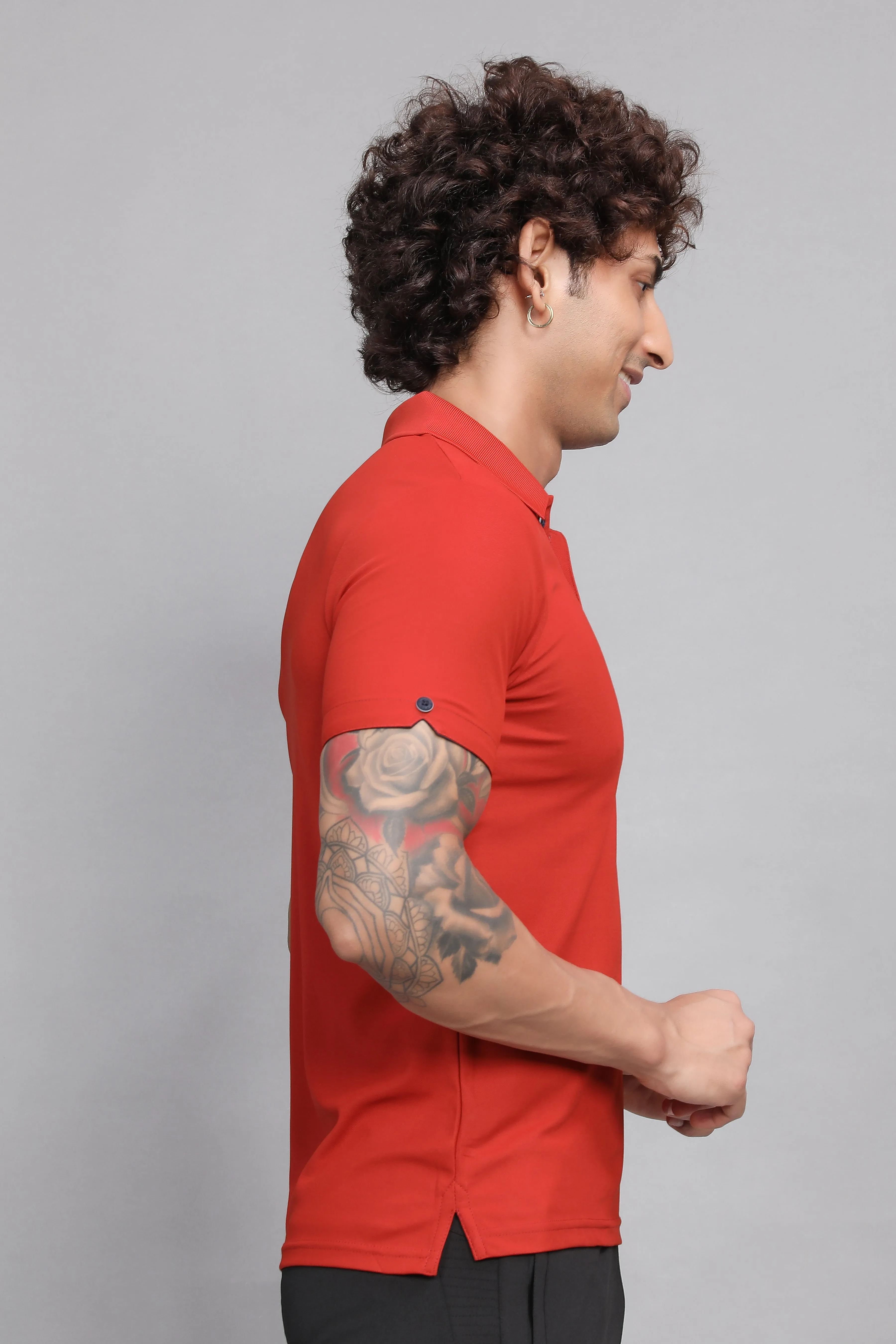 Sport Sun Max Polo Rust T-shirt for Men