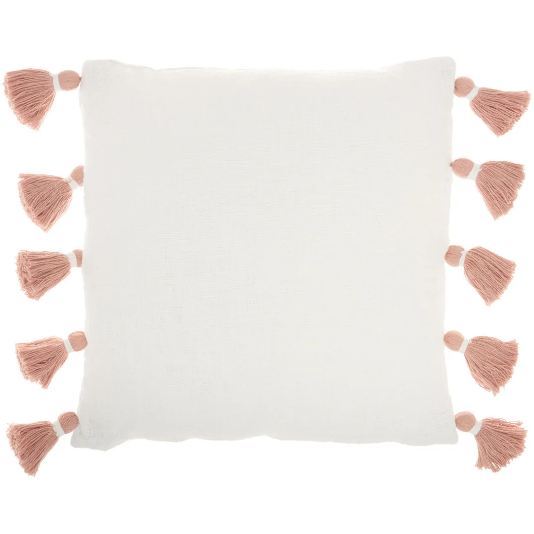 Square Pillow Cover & Insert Mina Victory Color: Blush