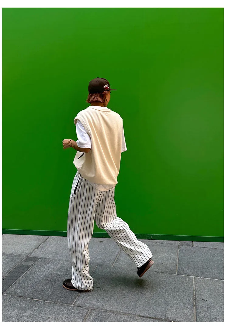 Striped Baseball Slacks