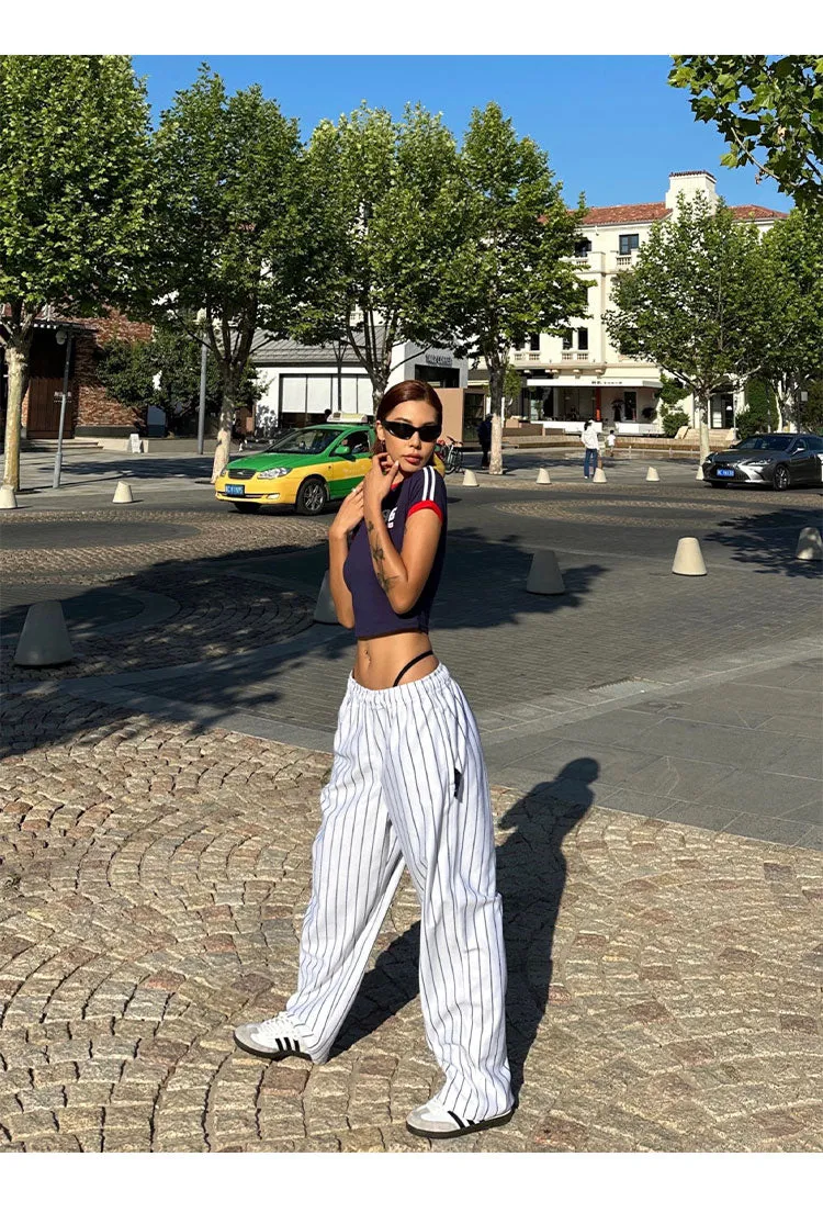 Striped Baseball Slacks