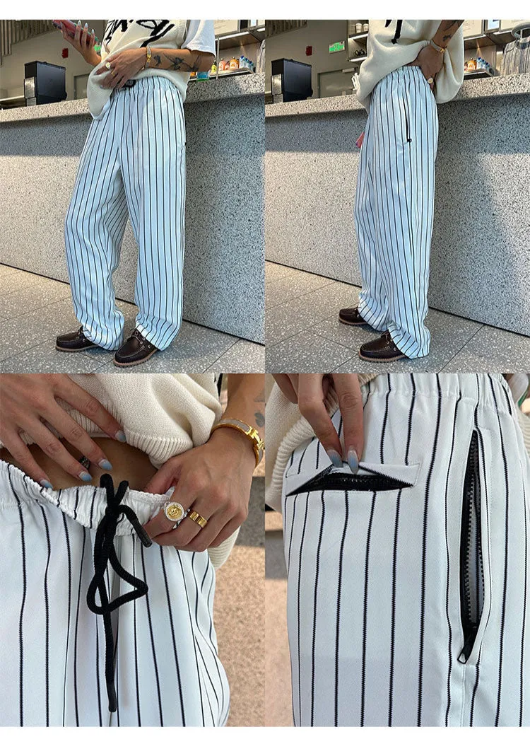 Striped Baseball Slacks