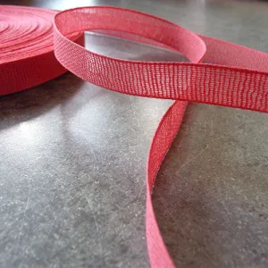 Studio Carta : Loose Weave Cotton Ribbon - Cherry