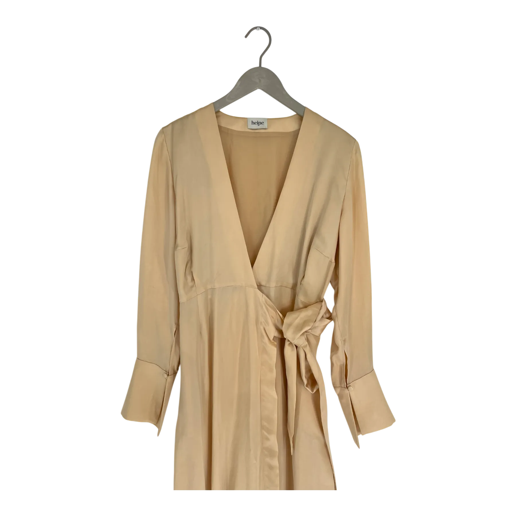 Studio Heijne long wrap dress, gold | woman 42