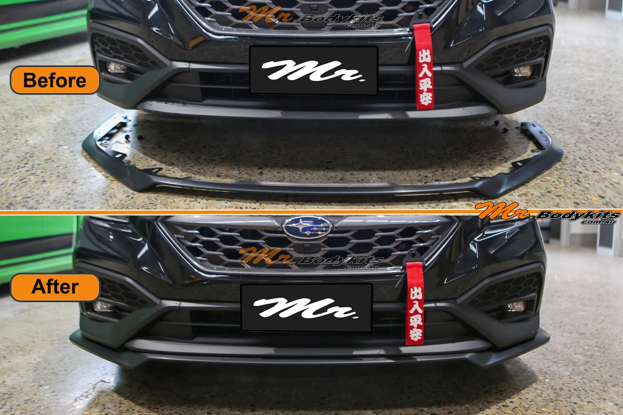 Subaru Impreza WRX 2022-2024 Sedan Front Bumper Lip Splitter, OEM Quality PP Injection Made, VB