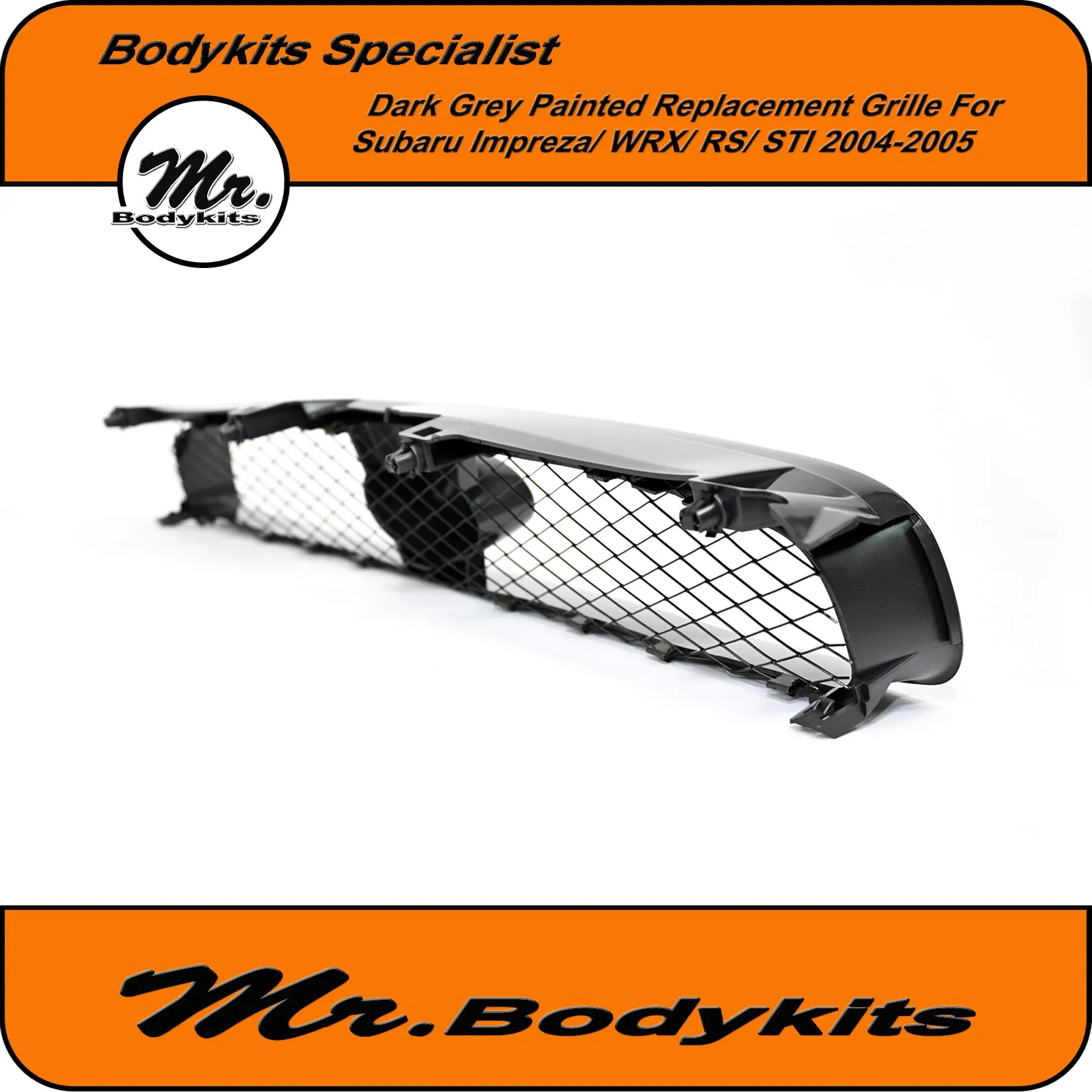 Subaru Impreza / WRX / RS / STi Front Replacement Bumper Grille for Blobeye 2003-2005