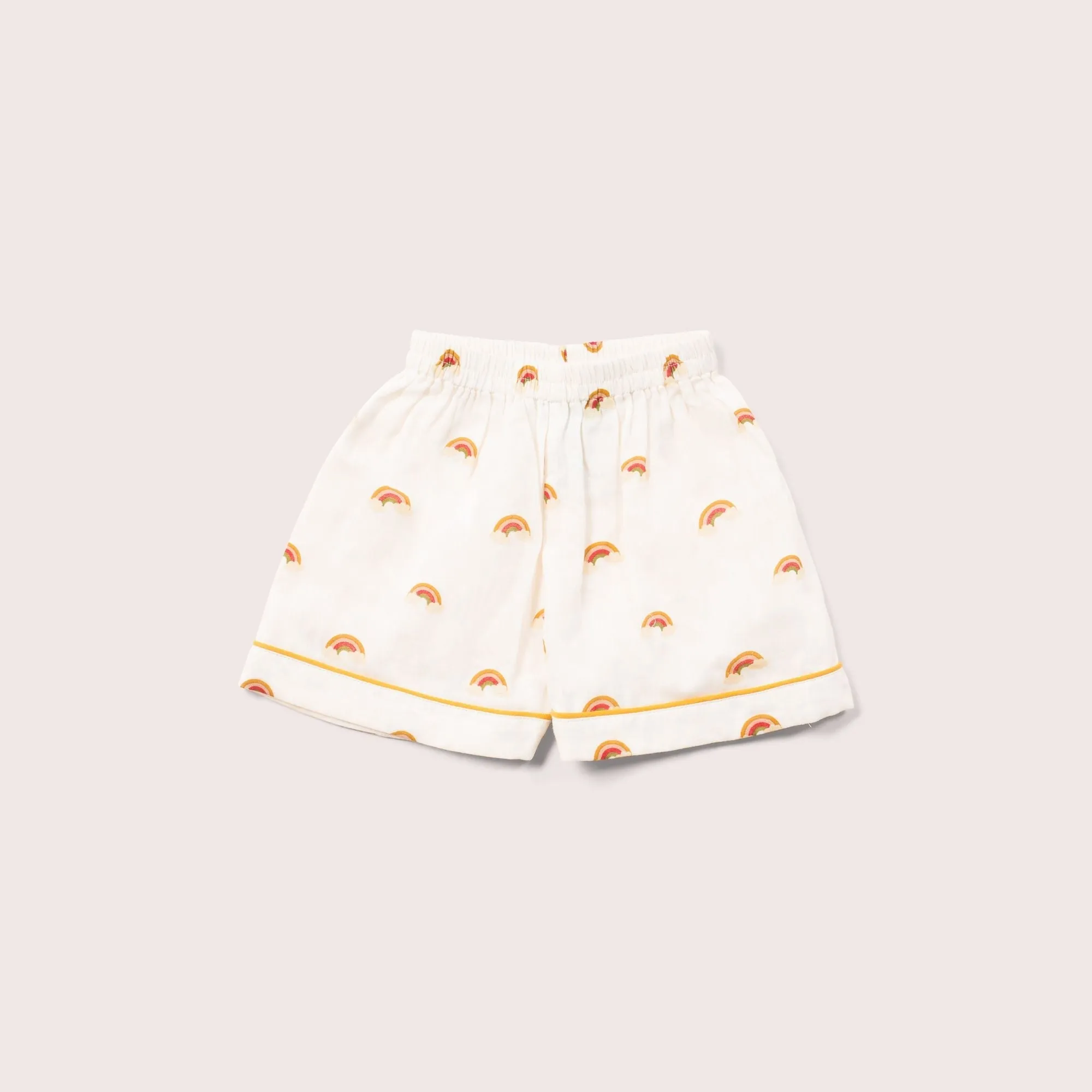 Summer Rainbows Button Through Pyjama Short Set