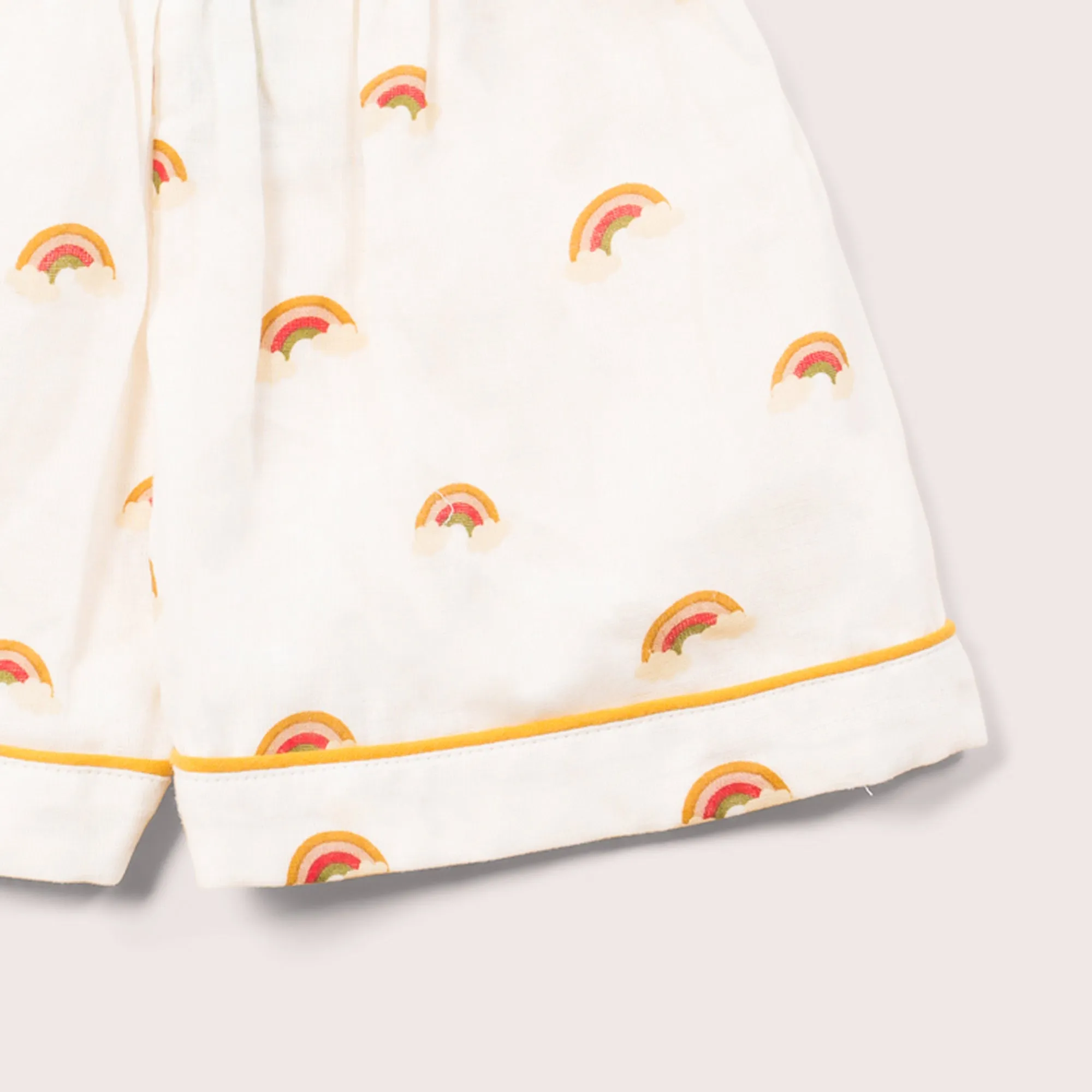 Summer Rainbows Button Through Pyjama Short Set