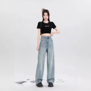 Summer Super Soft Wide Leg Jeans For Women
