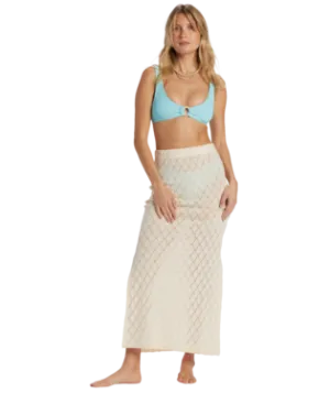 Sun Dazed Coverup Skirt in Dove