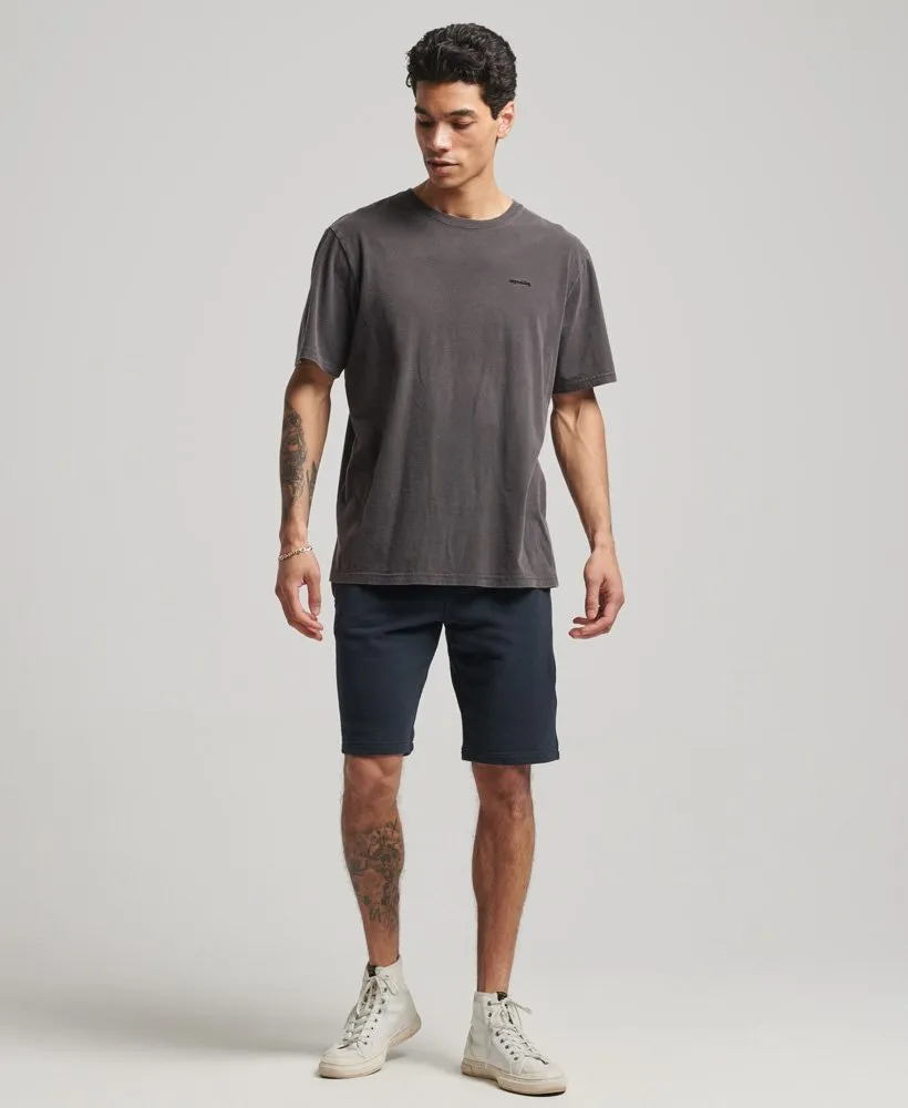 Superdry Vintage Logo Embroidered Jersey Short Navy Blue