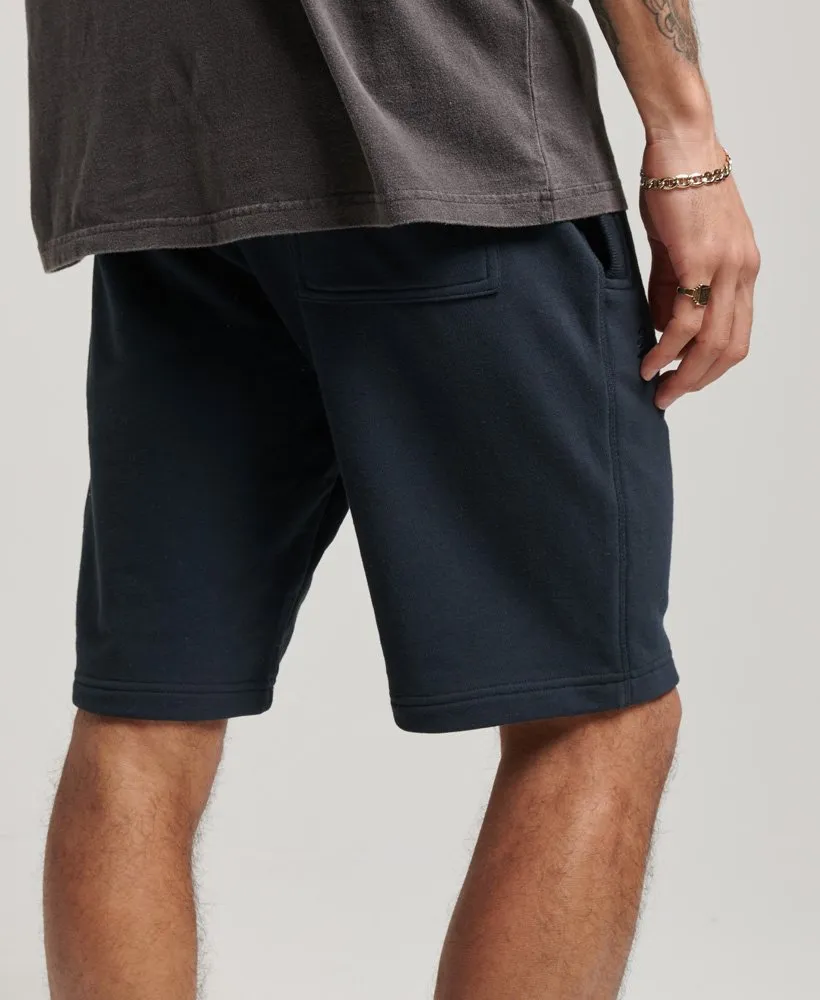 Superdry Vintage Logo Embroidered Jersey Short Navy Blue