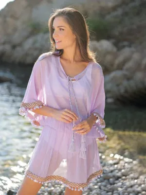 Tassel Breeze Cover-Up | Lilac