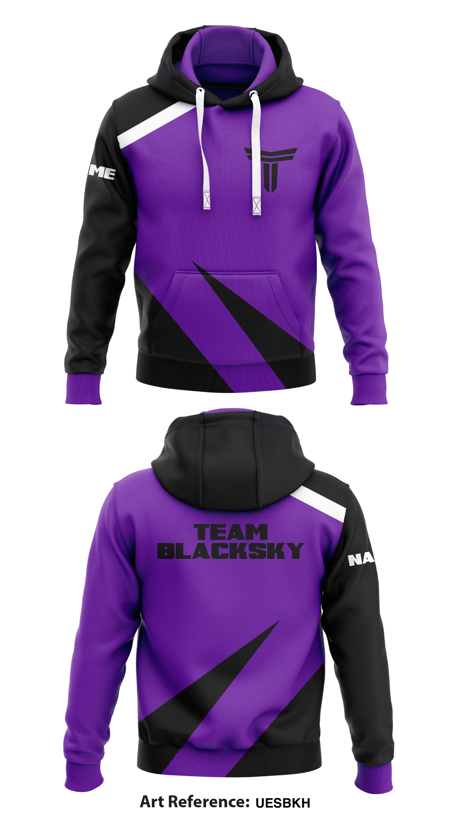 Team Blacksky Store 1  Core Men's Hooded Performance Sweatshirt - UEsBKH
