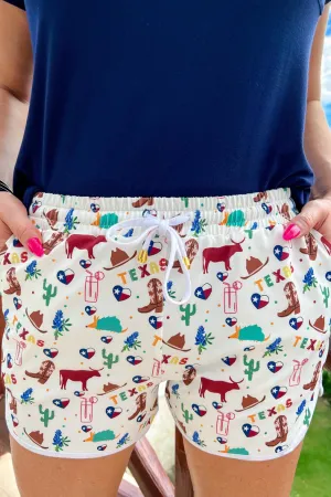 Texas Our Texas Drawstring Shorts