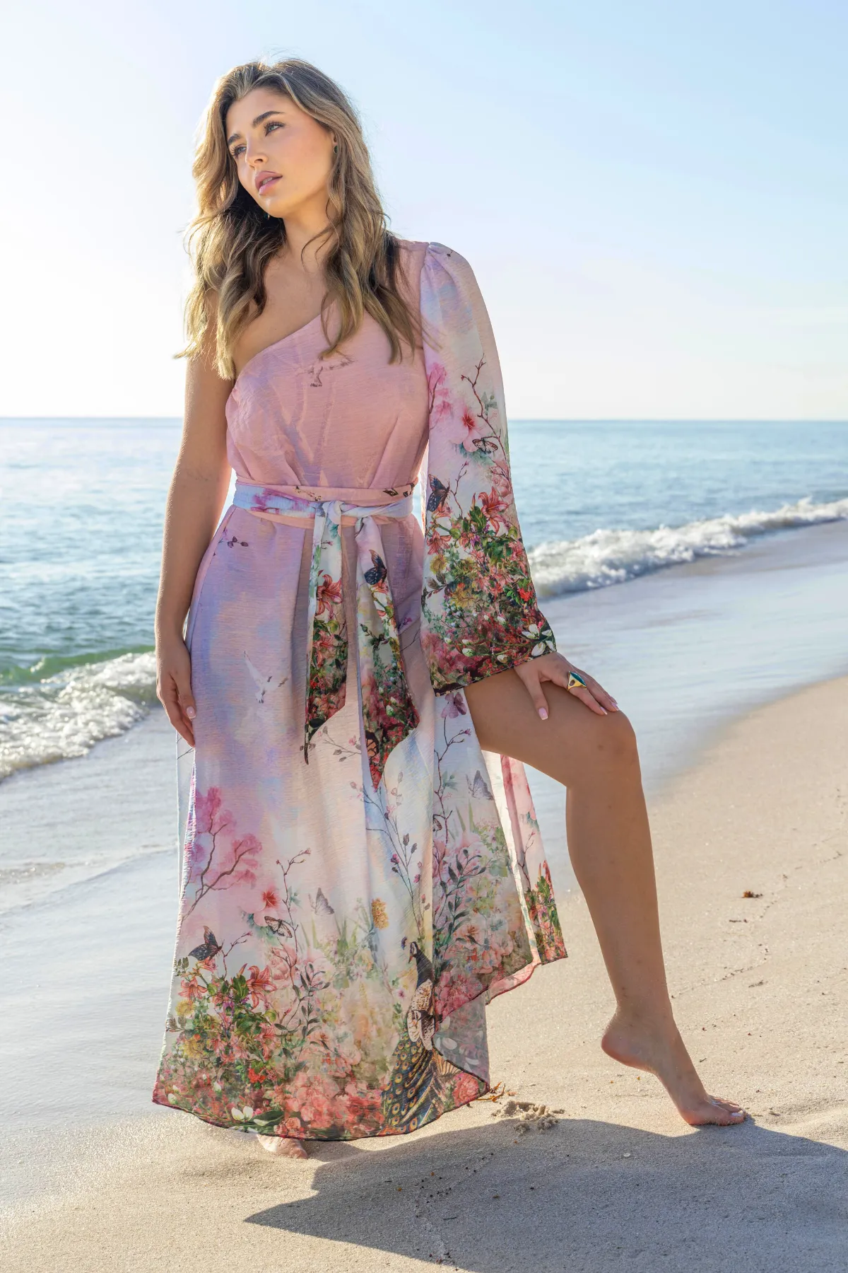 The Bahamas Kaftan Dress - Garden Print