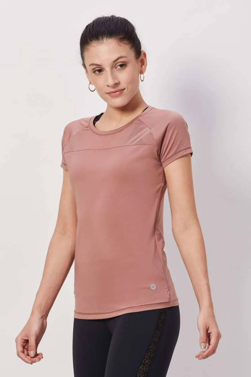The Easy Breezy Half Sleeves Top - Mocha Mousse