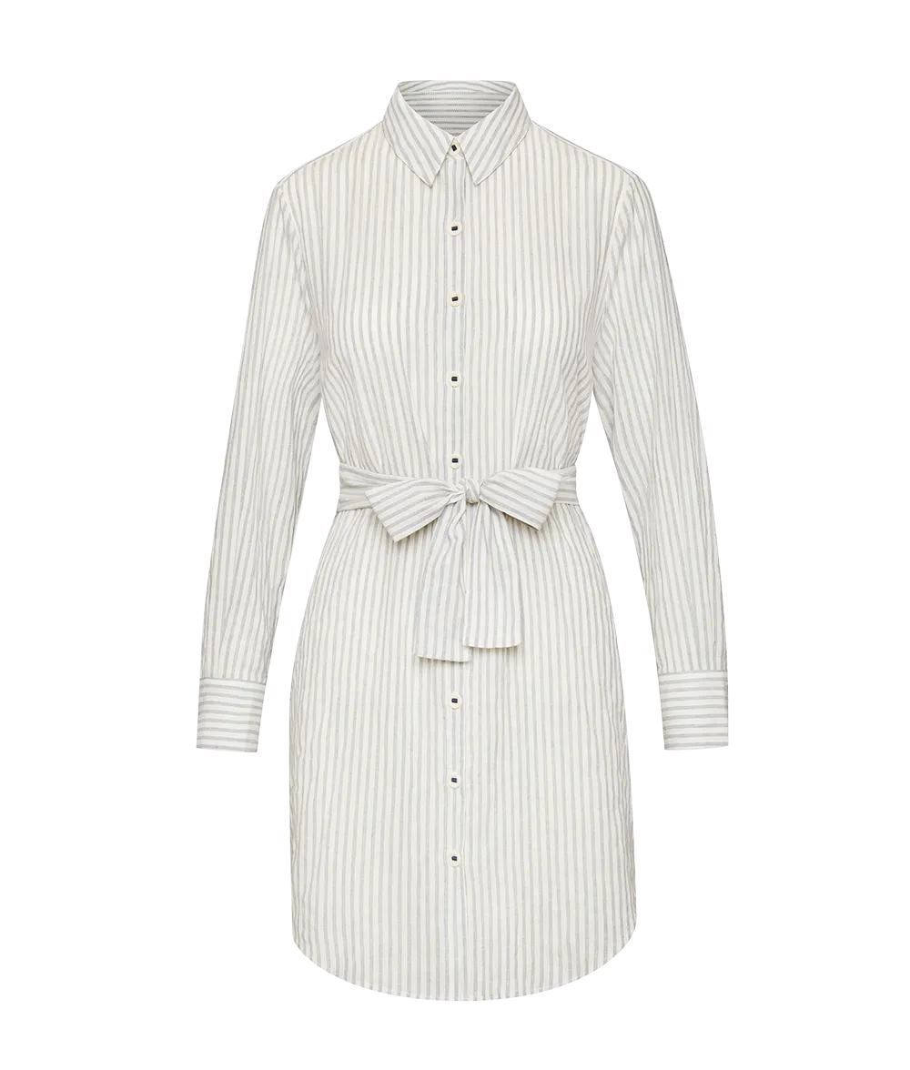 The Gauze Button Down Dress