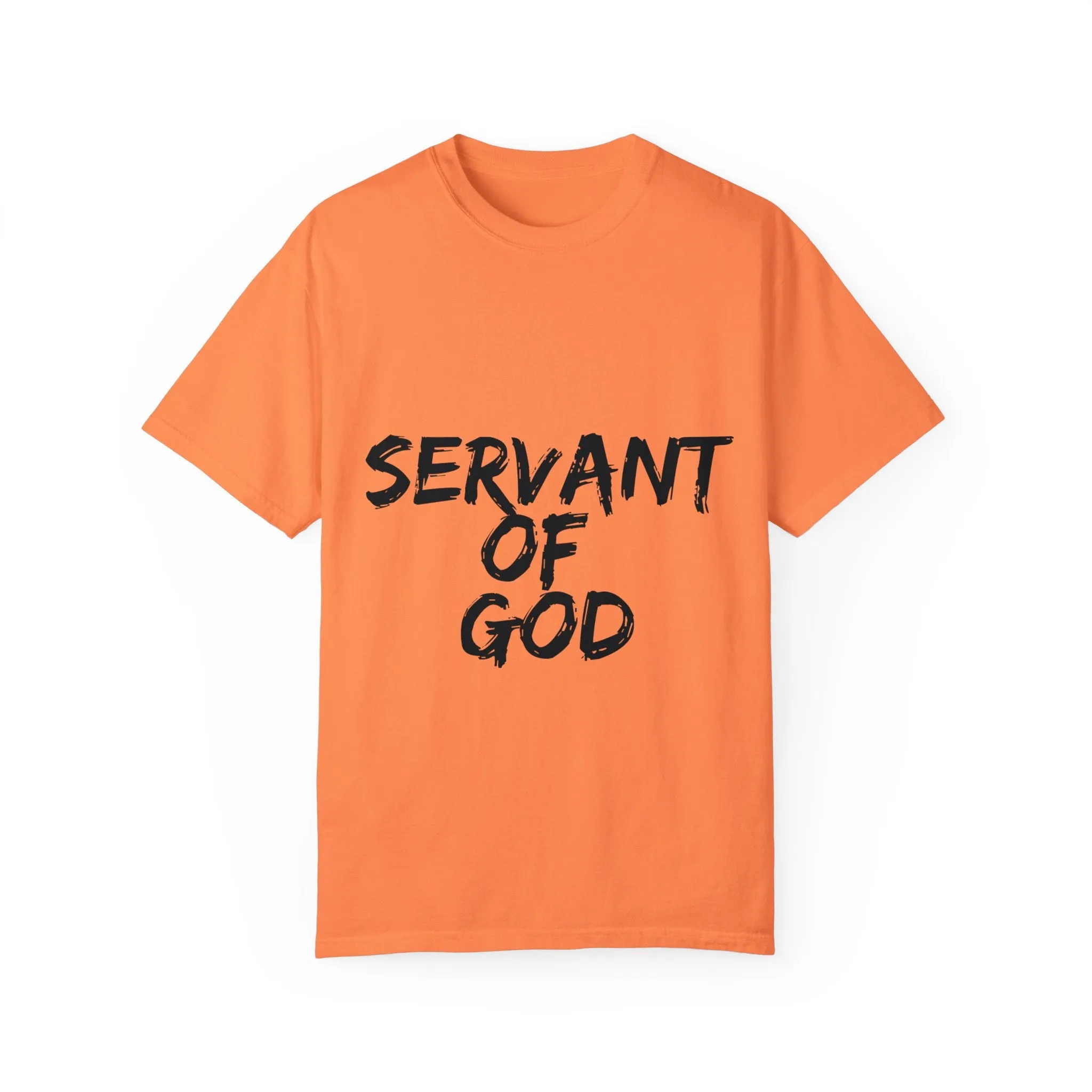The Servant of God Tee with Black Letters