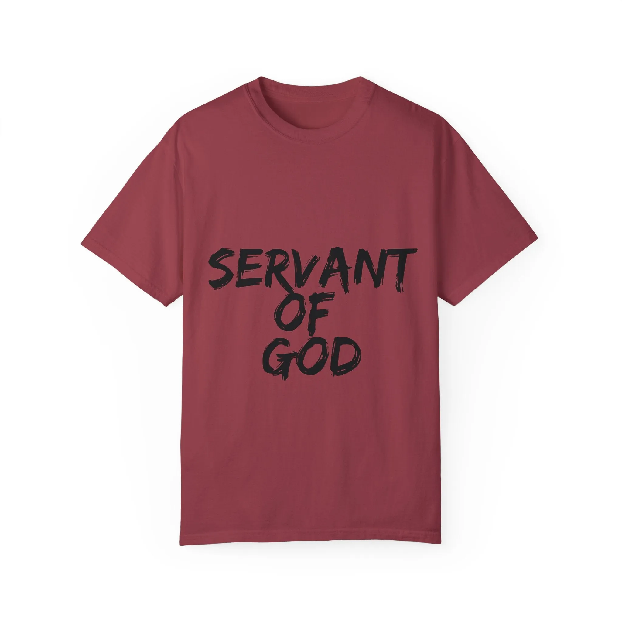 The Servant of God Tee with Black Letters