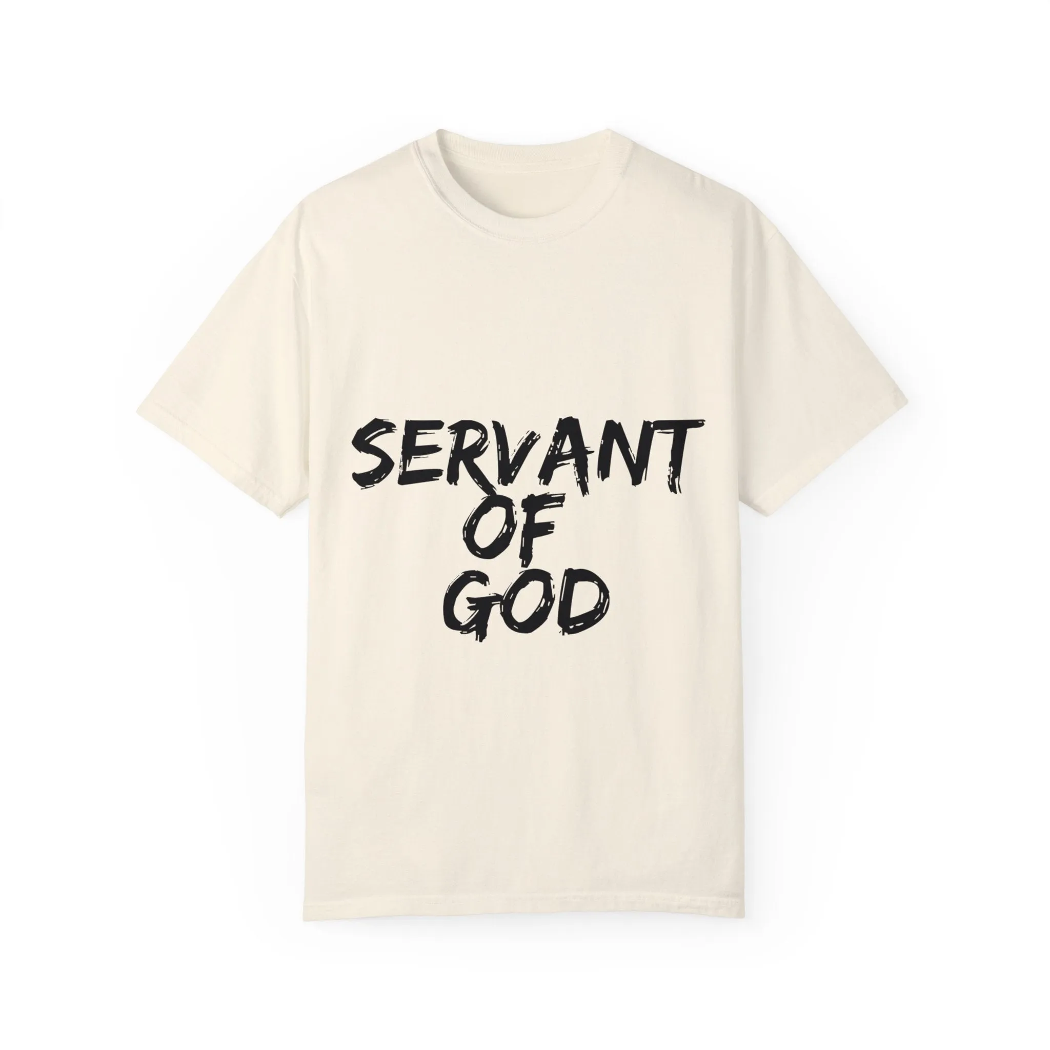 The Servant of God Tee with Black Letters