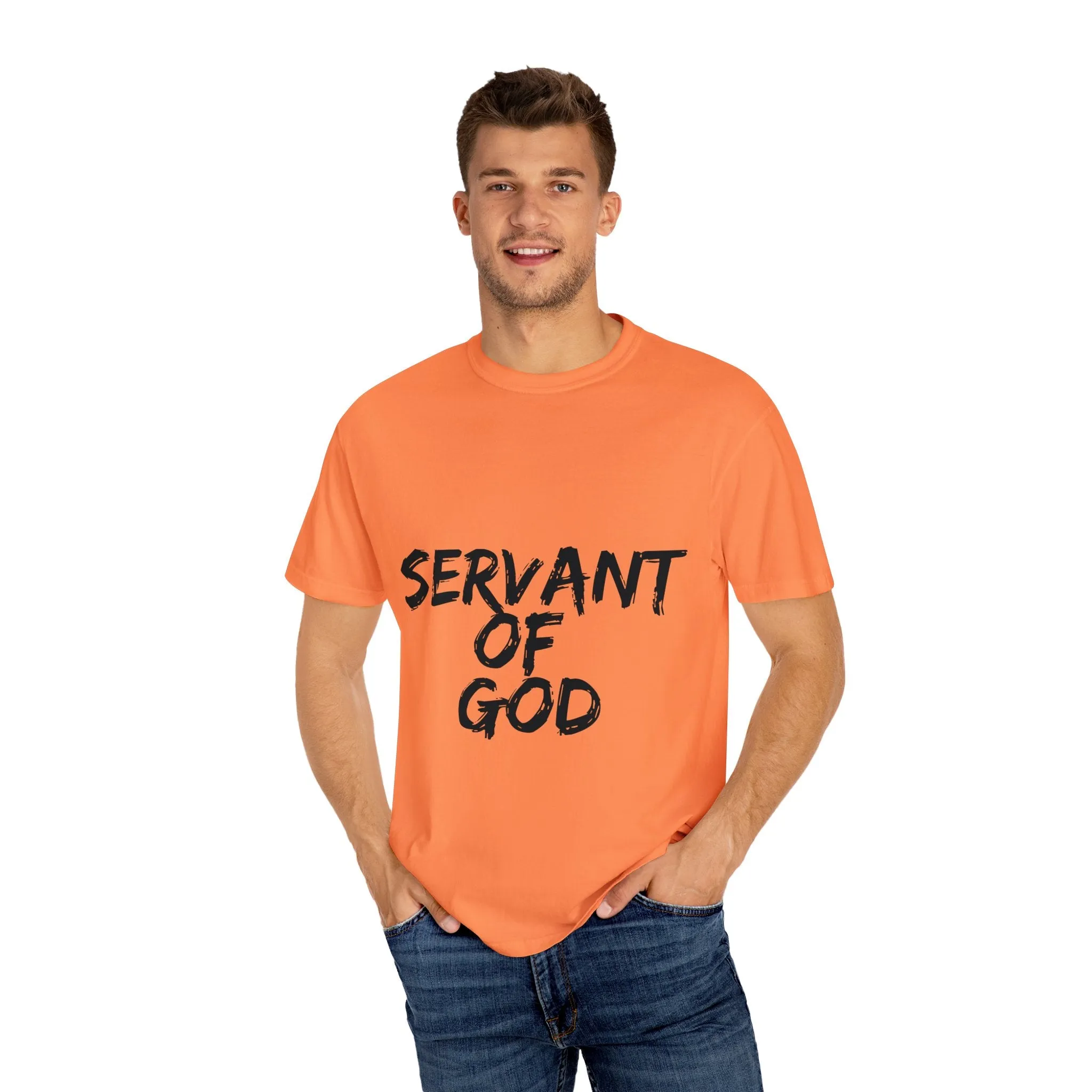 The Servant of God Tee with Black Letters