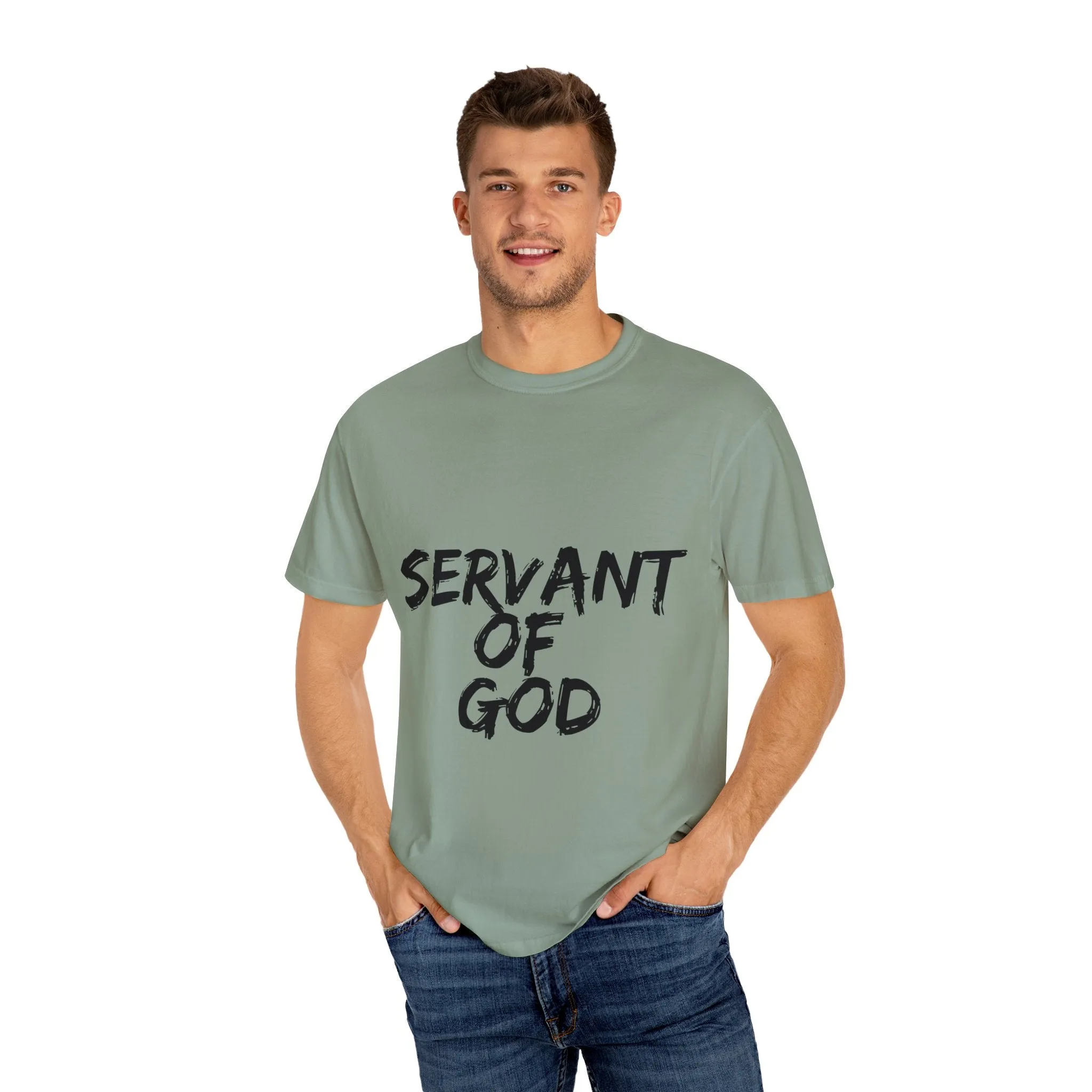 The Servant of God Tee with Black Letters