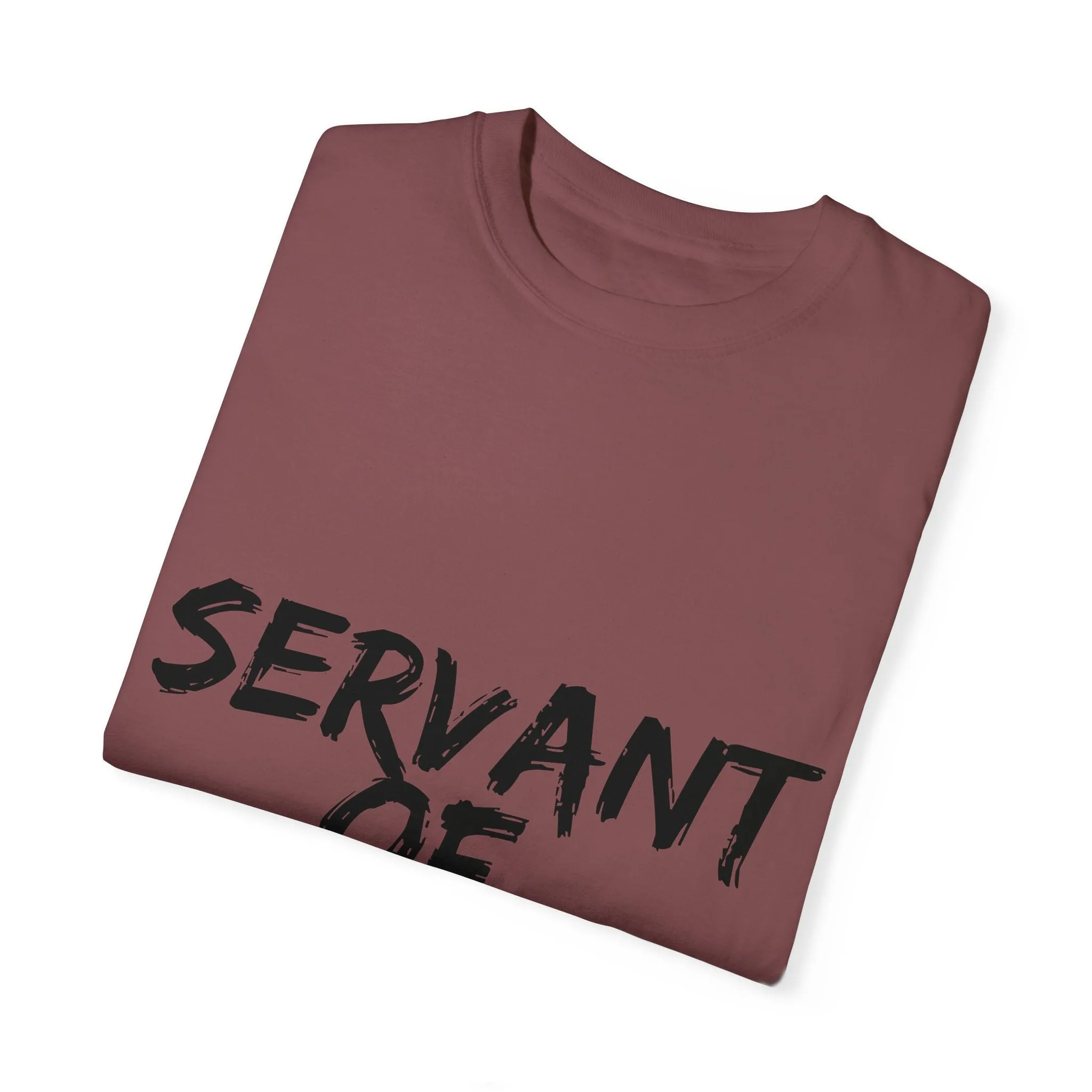 The Servant of God Tee with Black Letters