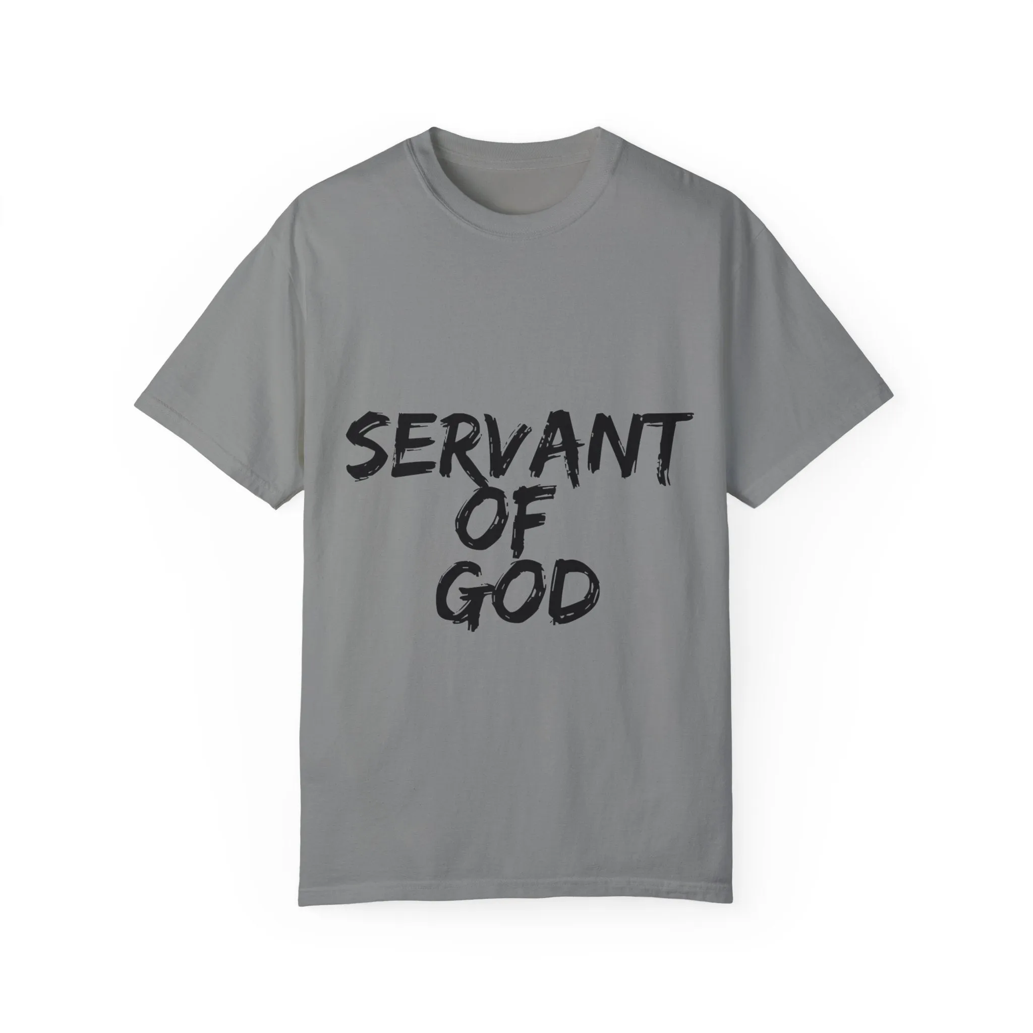 The Servant of God Tee with Black Letters