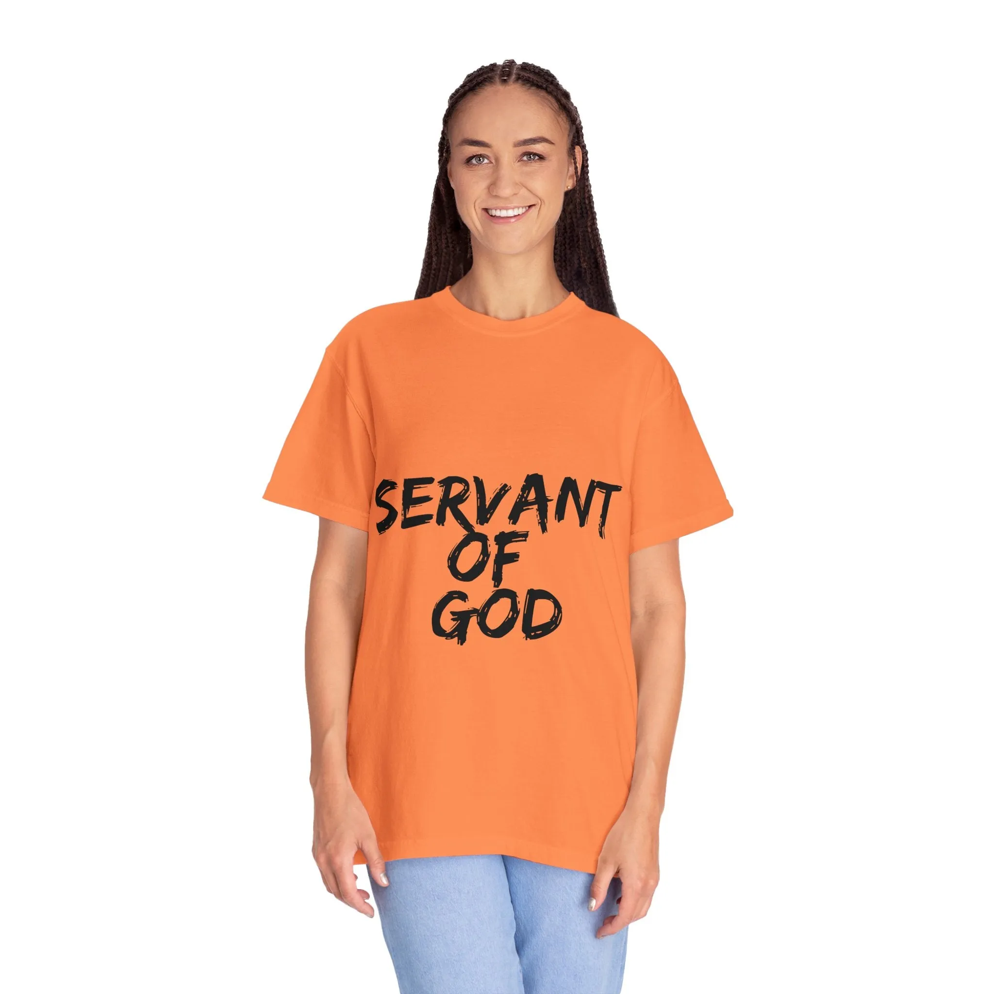 The Servant of God Tee with Black Letters