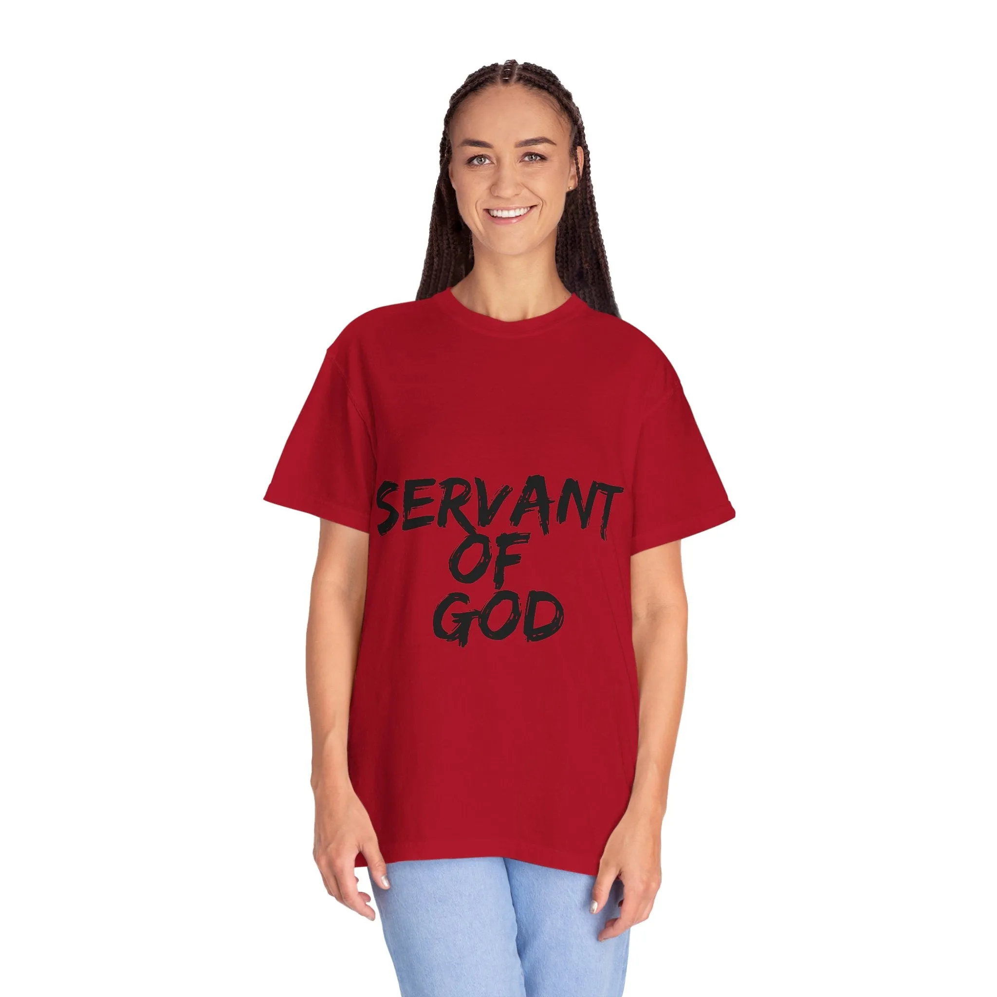 The Servant of God Tee with Black Letters