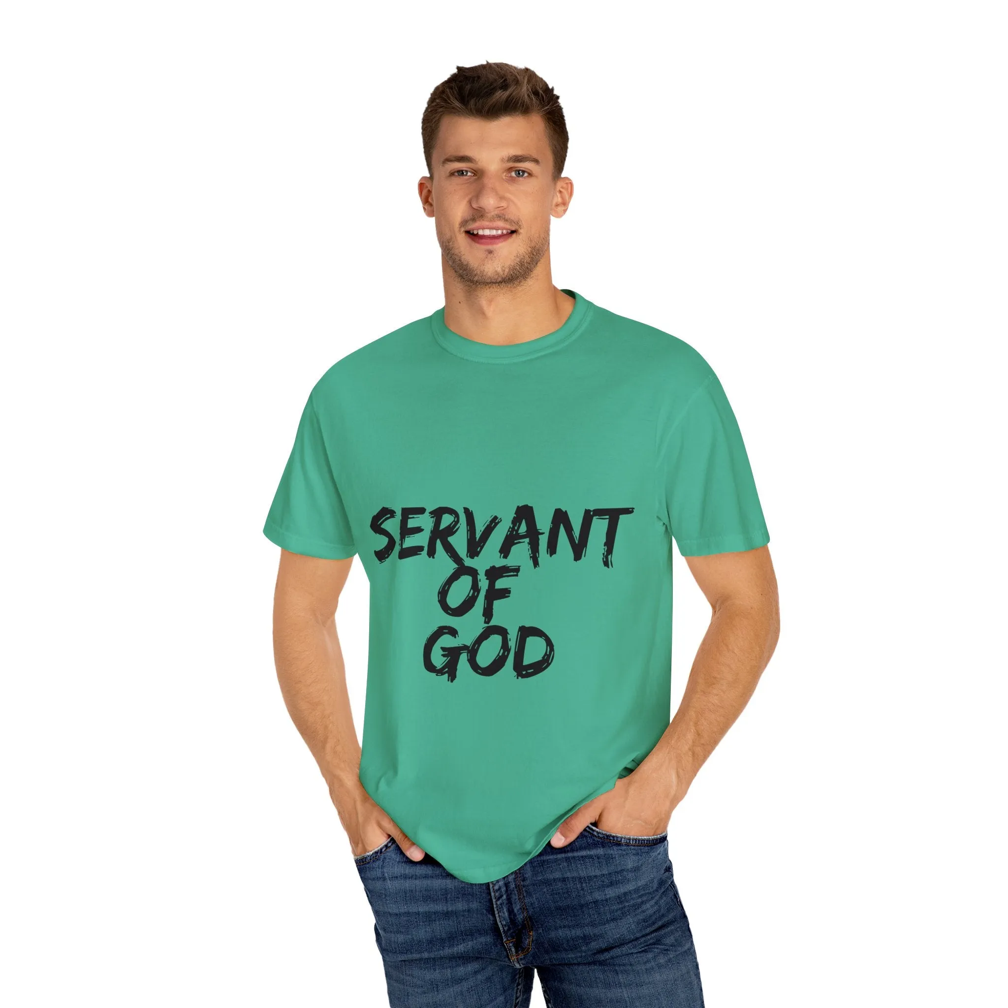 The Servant of God Tee with Black Letters