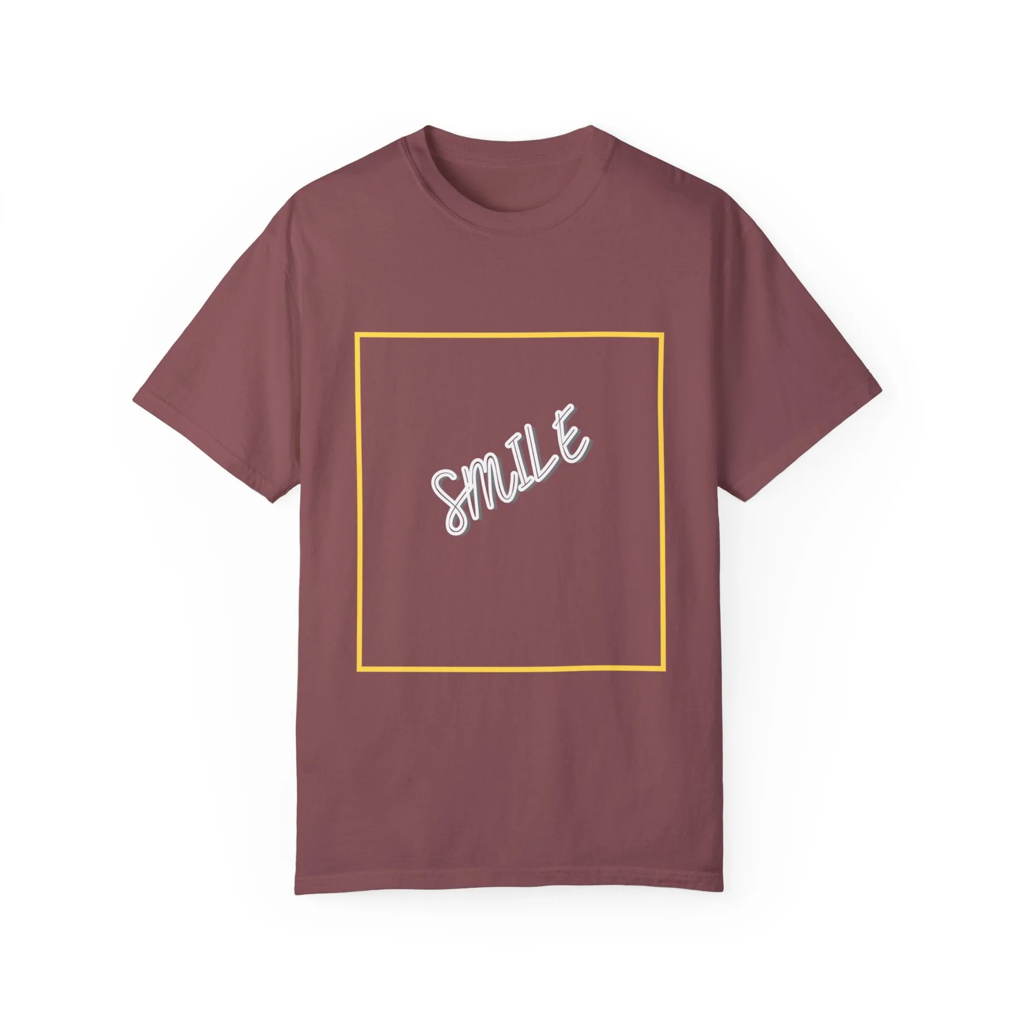 The Smile Tee with White Letters