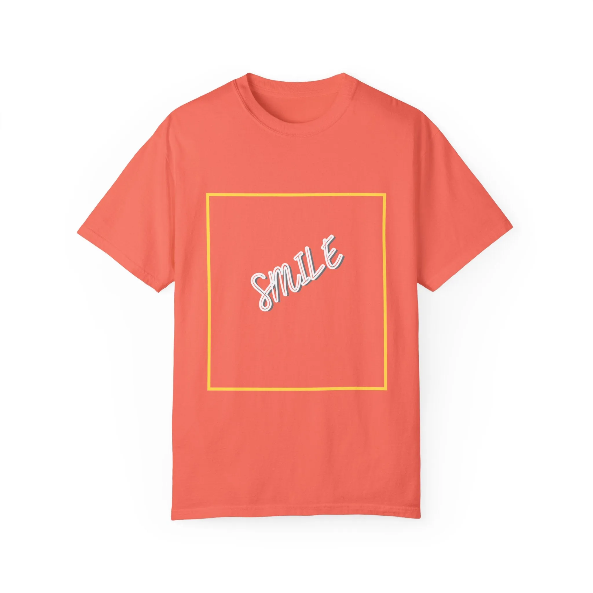 The Smile Tee with White Letters