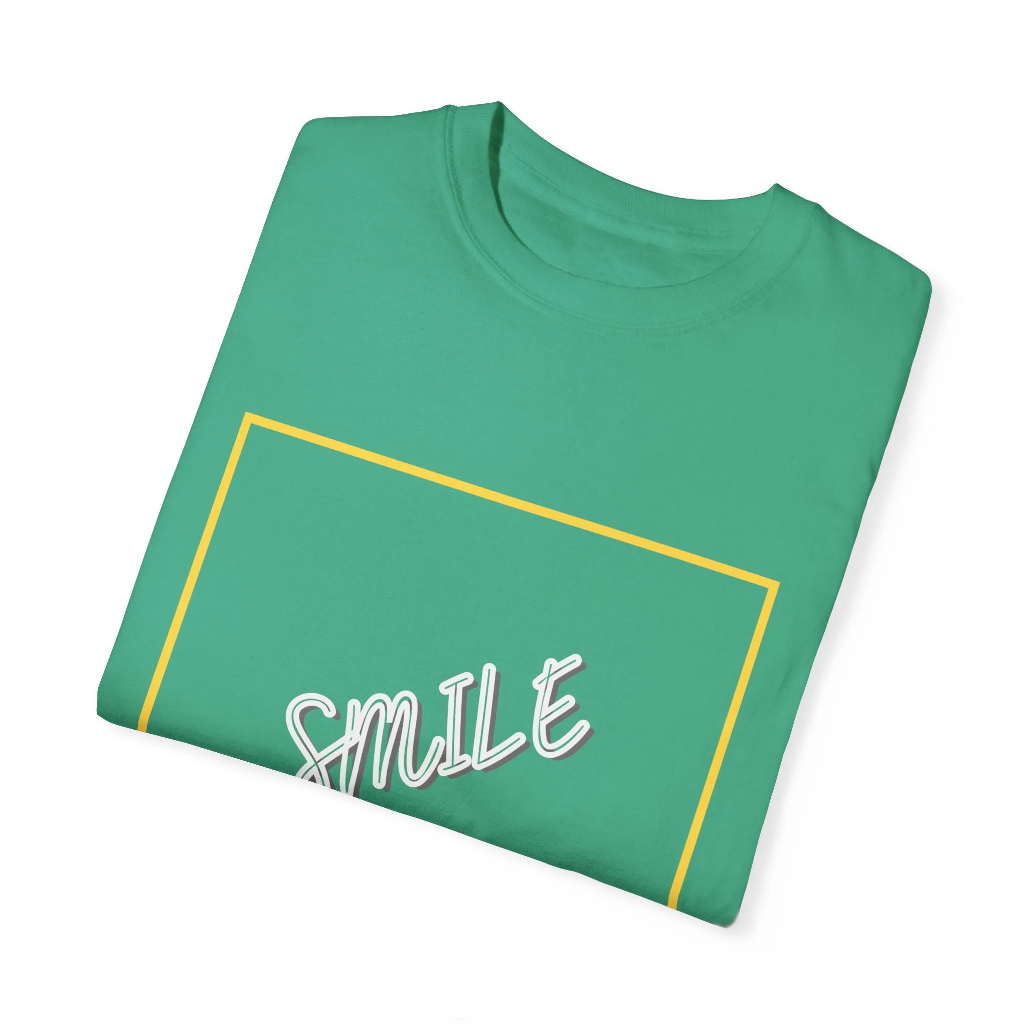 The Smile Tee with White Letters