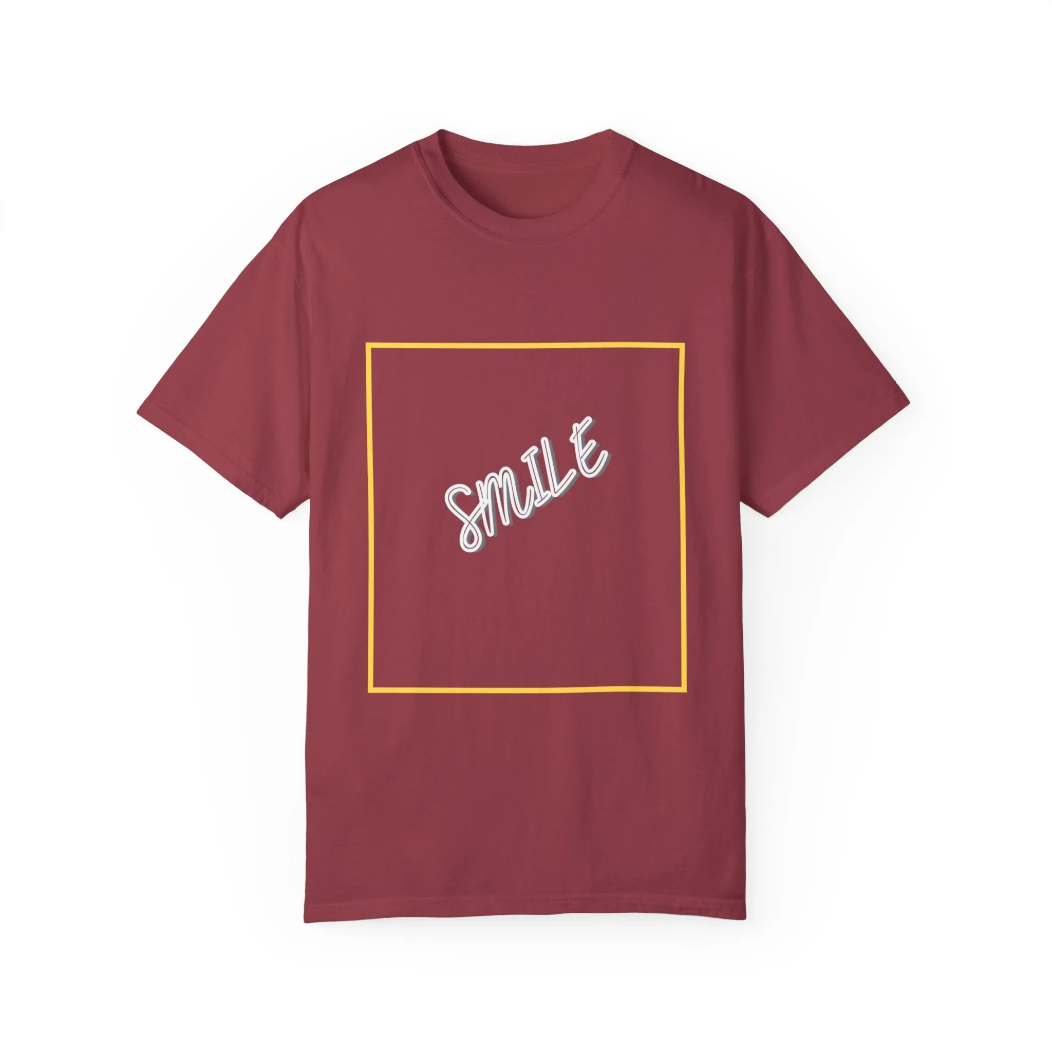 The Smile Tee with White Letters