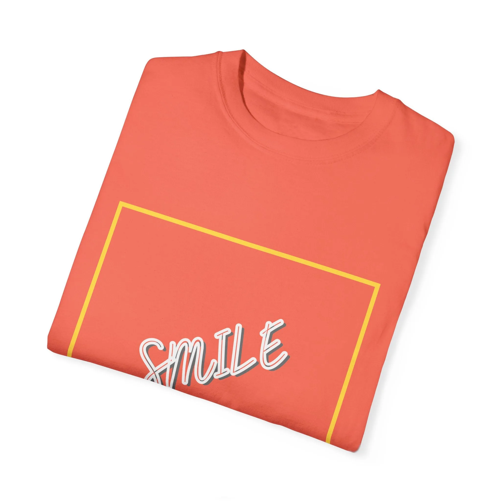 The Smile Tee with White Letters
