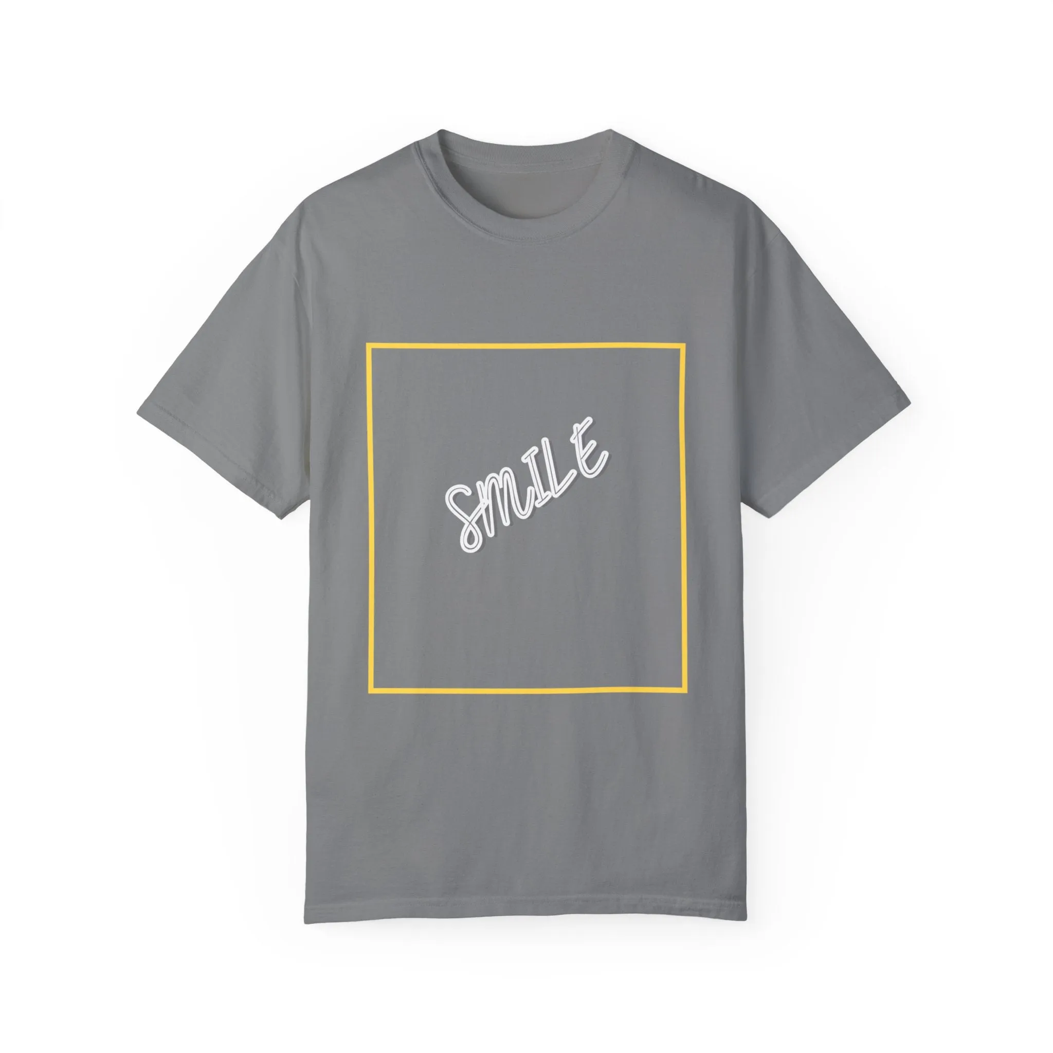 The Smile Tee with White Letters