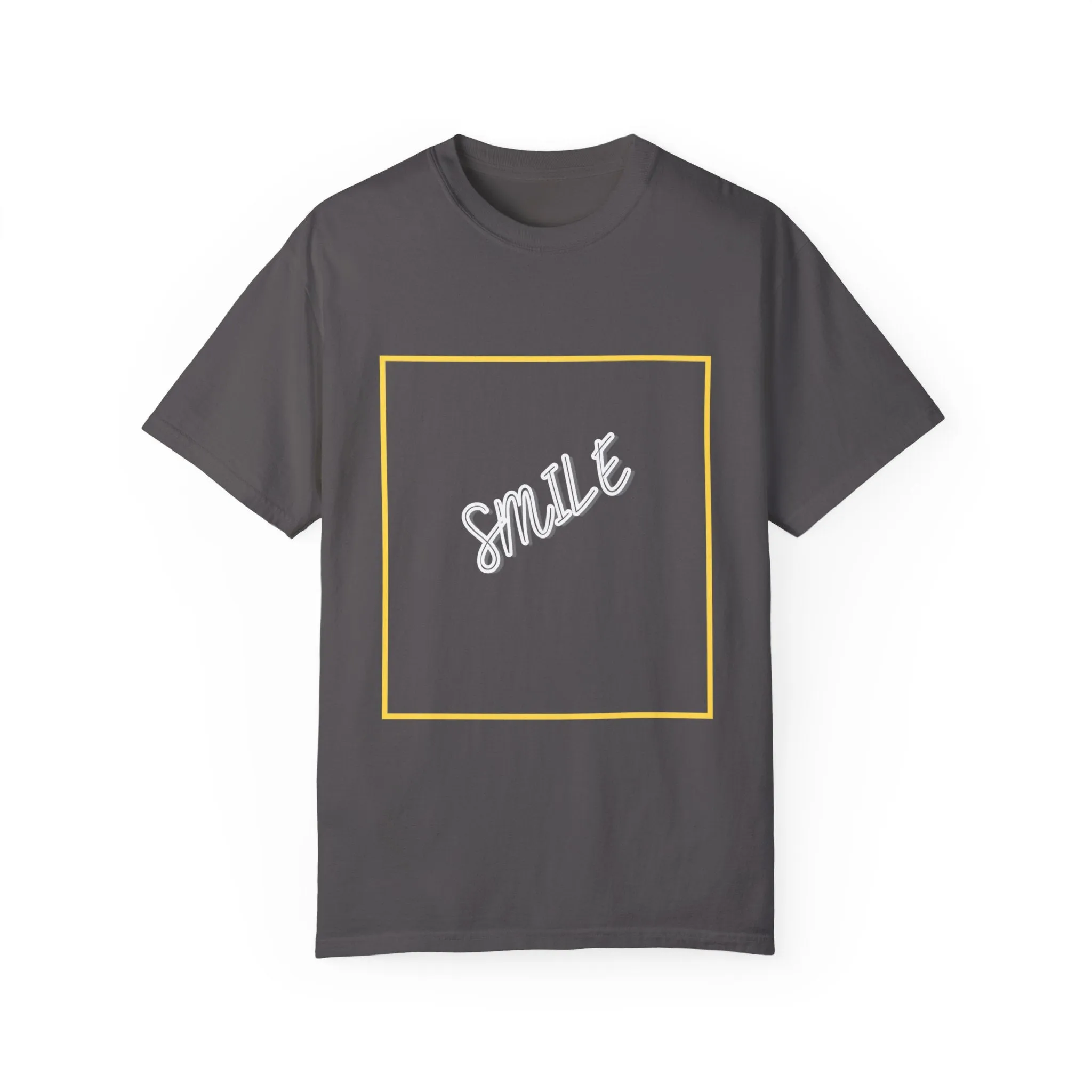 The Smile Tee with White Letters