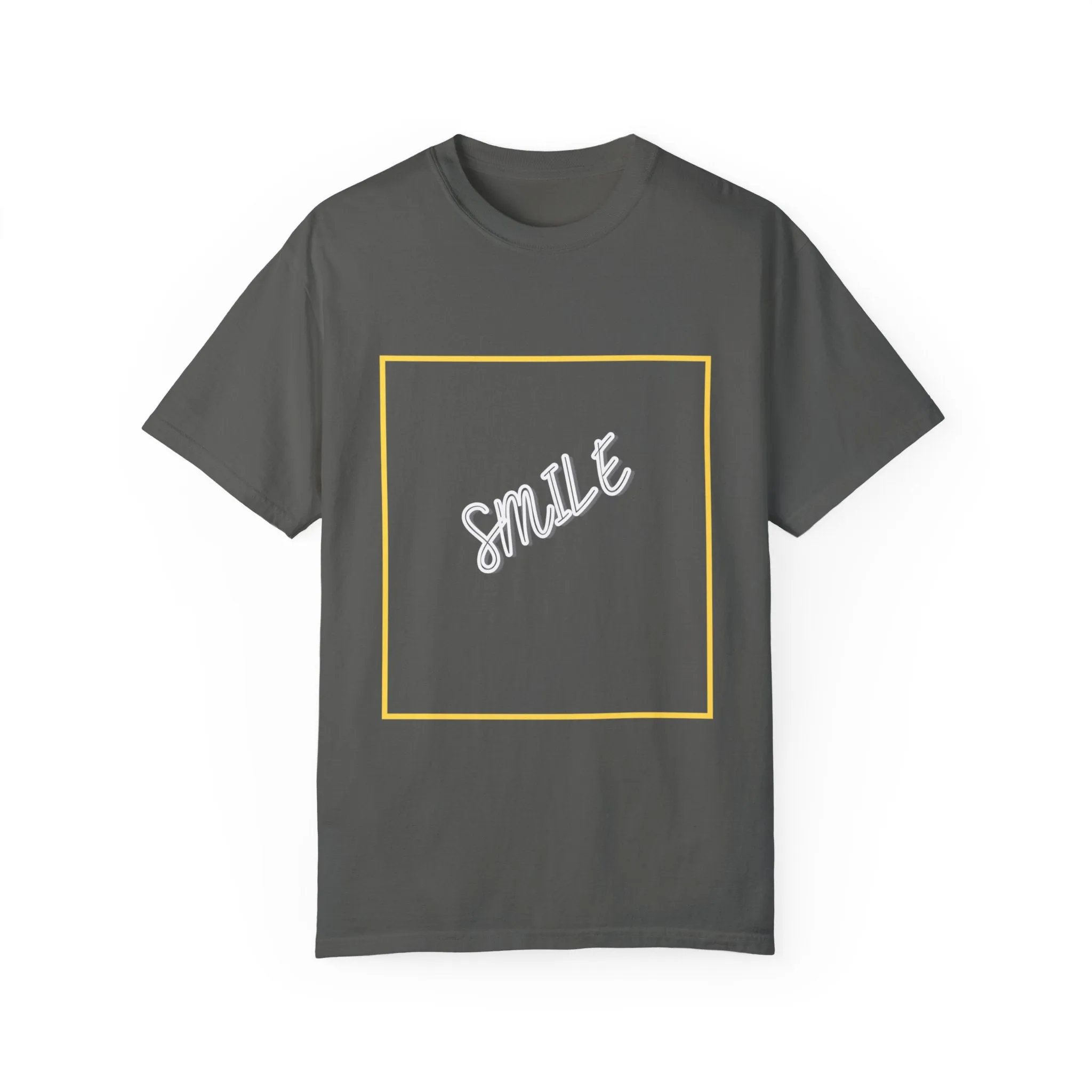 The Smile Tee with White Letters