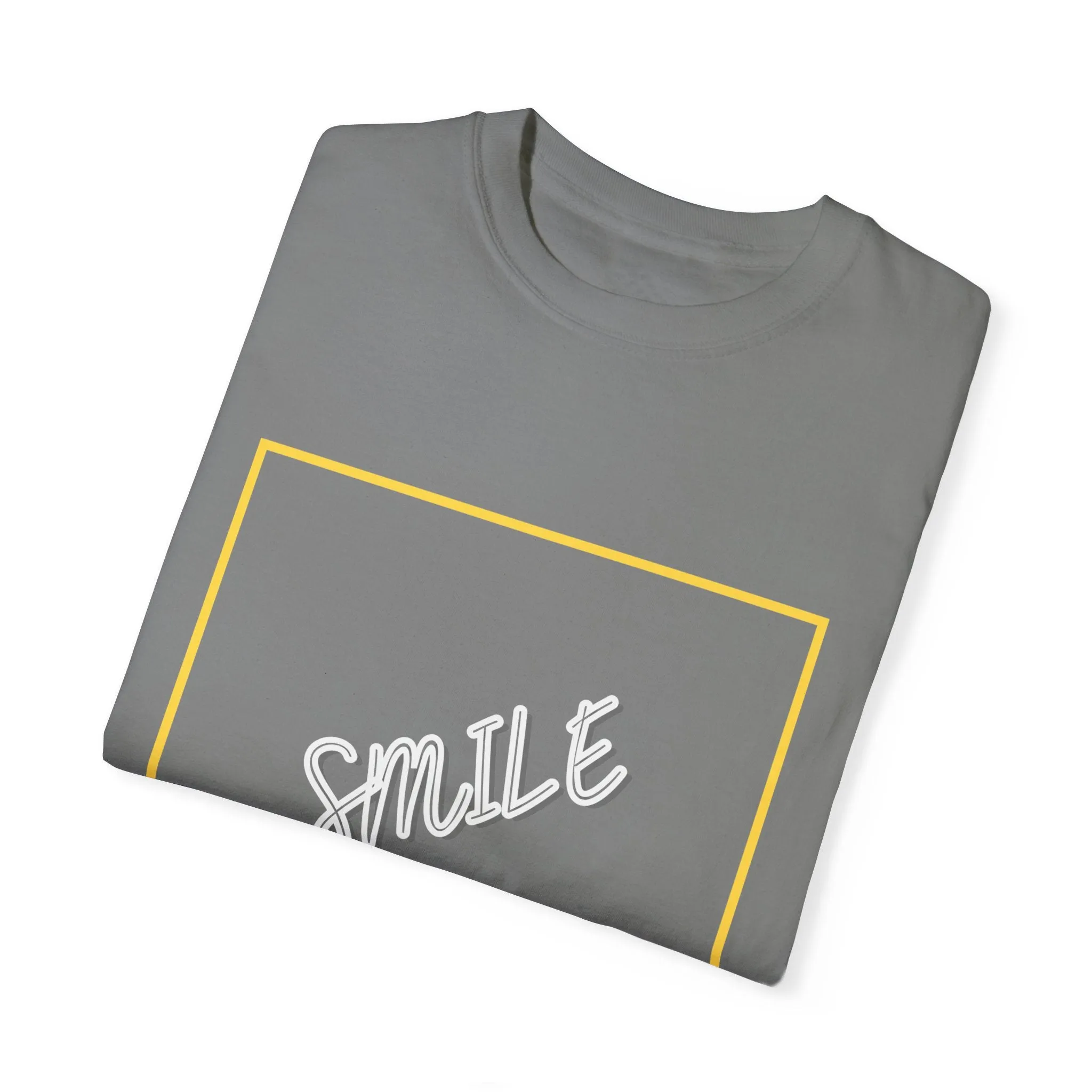 The Smile Tee with White Letters