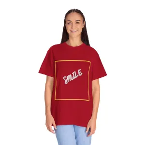 The Smile Tee with White Letters