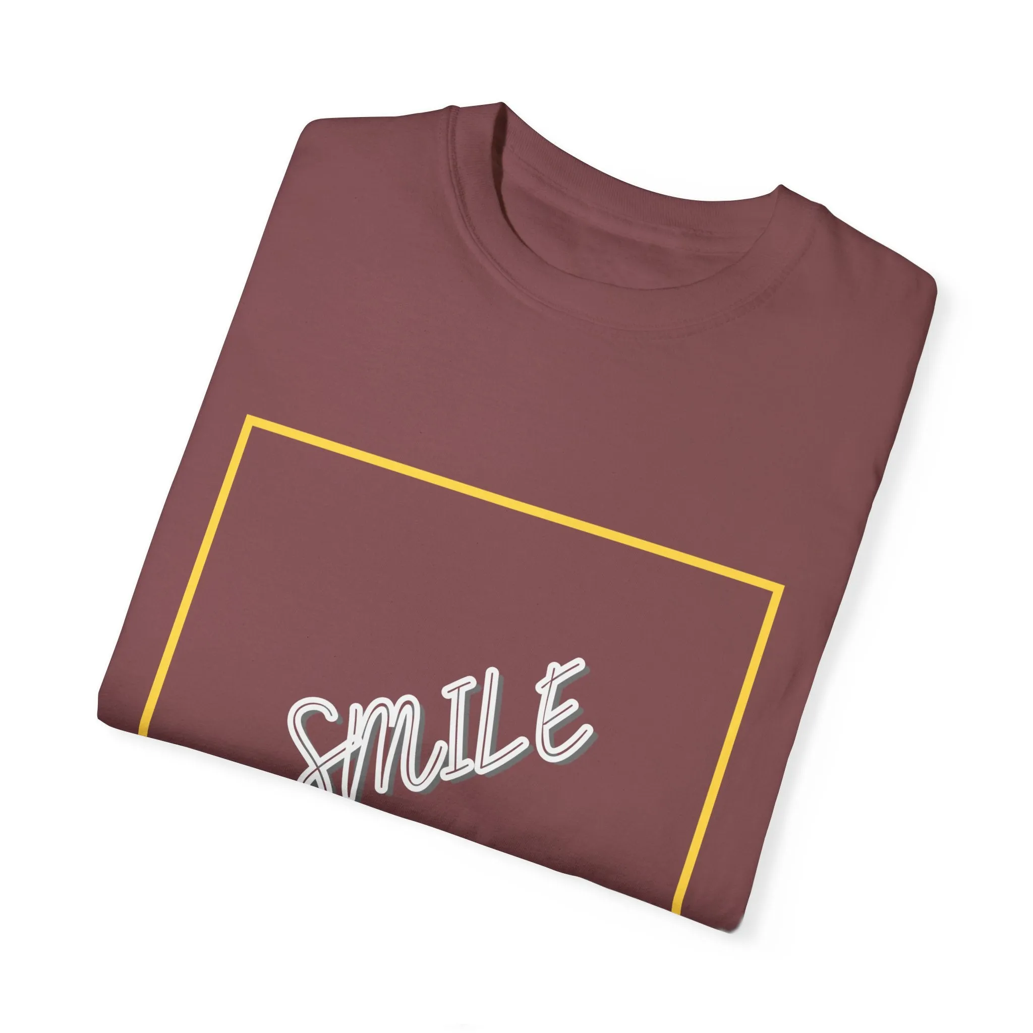 The Smile Tee with White Letters