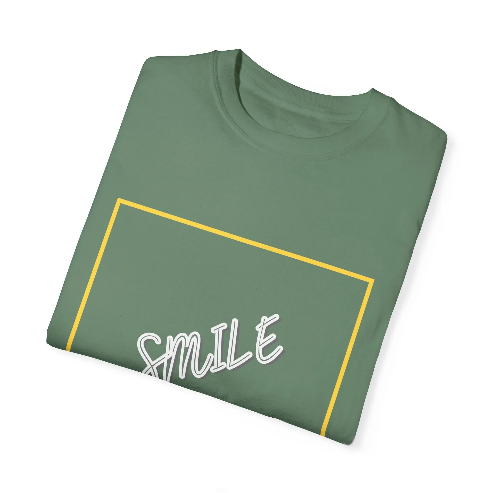 The Smile Tee with White Letters